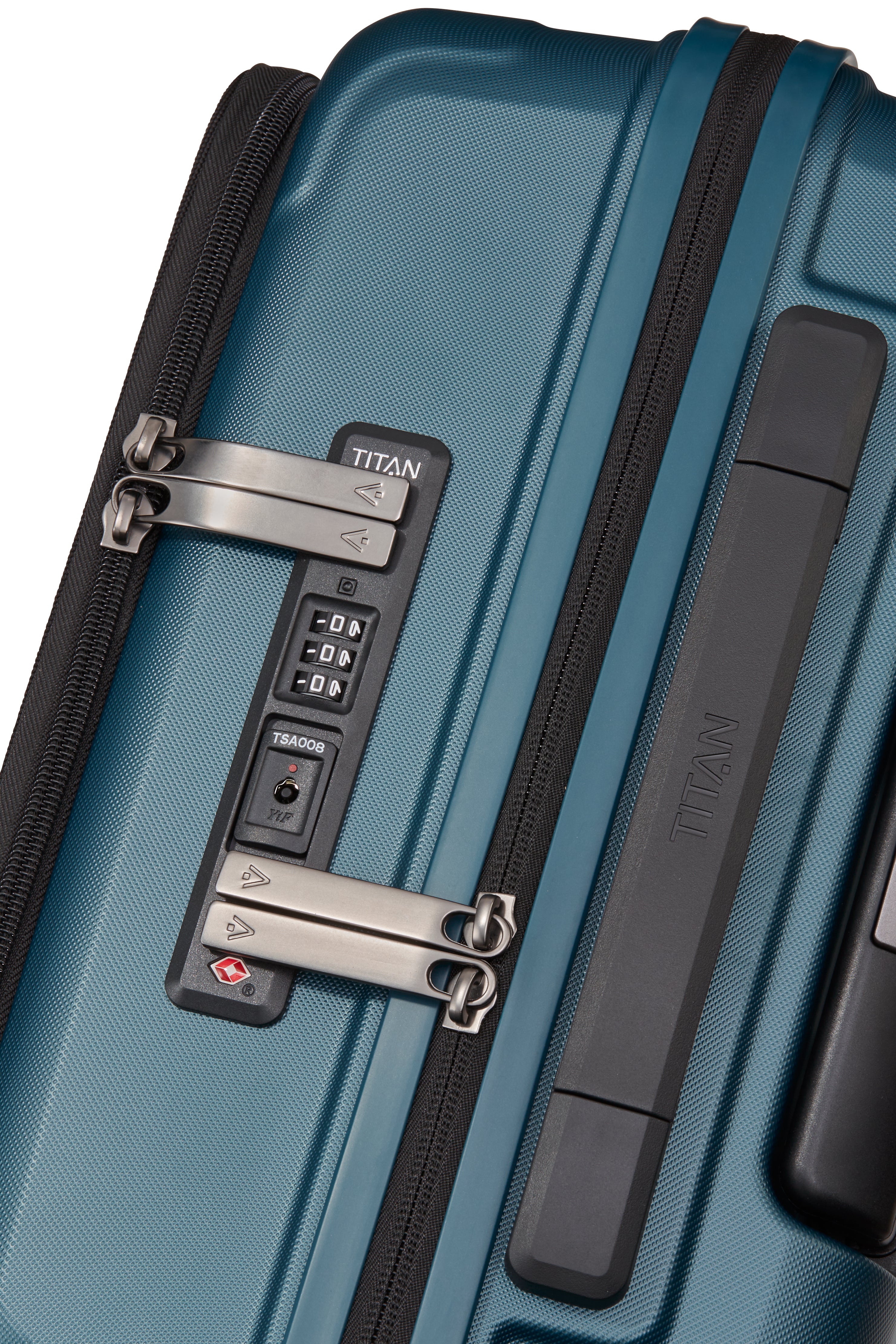 Titan LITRON Trolley S Carry On Luggage with Front Pocket - Lightweight Expandable Suitcase for Business Travel & Weekend Getaways