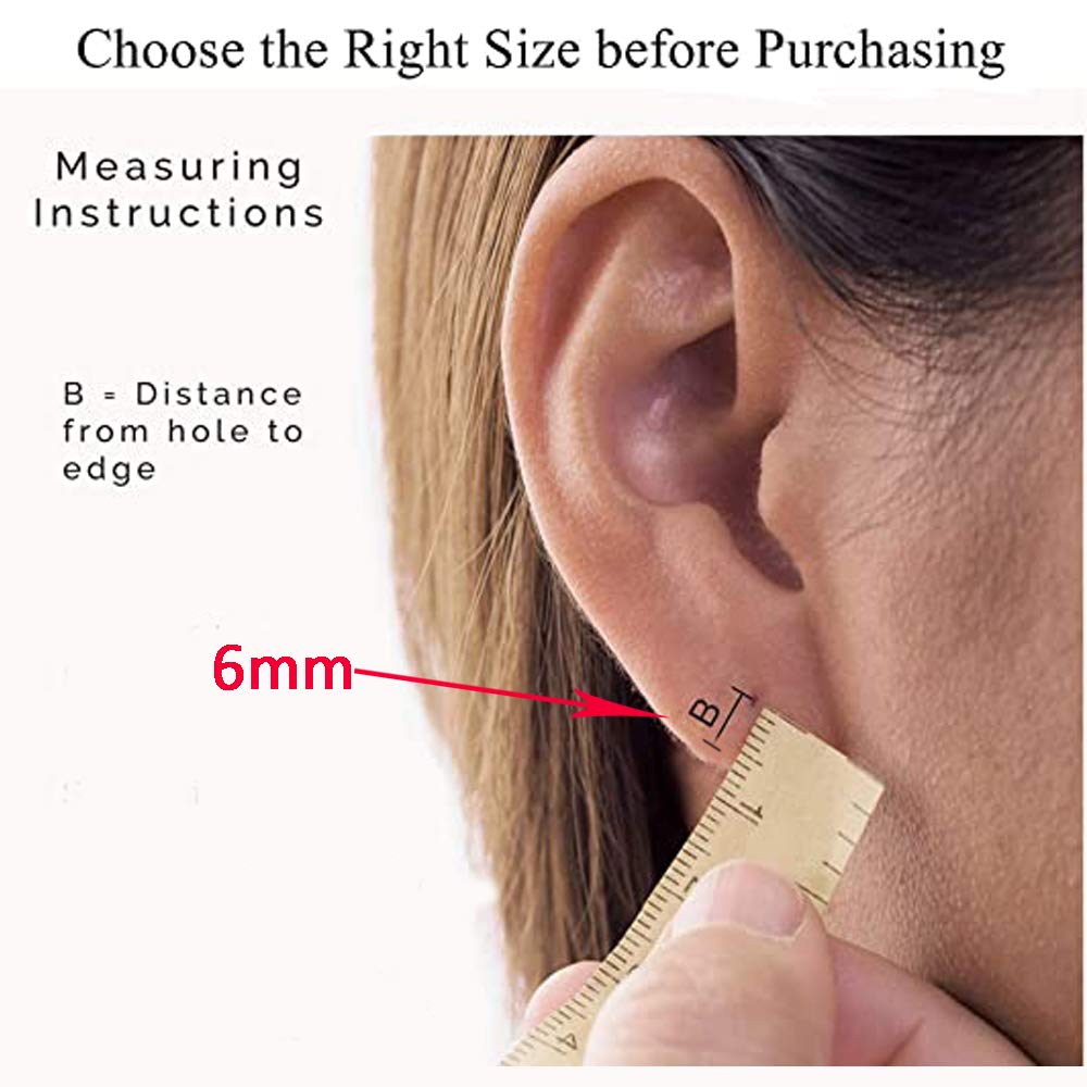 316L Surgical Stainless Steel Huggie Hoop Earrings - 6mm/8mm/10mm/11mm/12mm/14mm Hypoallergenic Cartilage & Helix Earrings for Men & Women - Perfect for Daily Wear, Work, Parties & Gifting