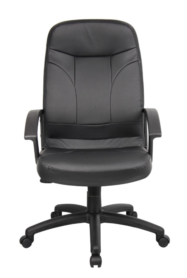 Premium B8401 High Back LeatherPlus Executive Office Chair - Ergonomic Support for Long Hours - Perfect for Home Office, Gaming & Conference Rooms