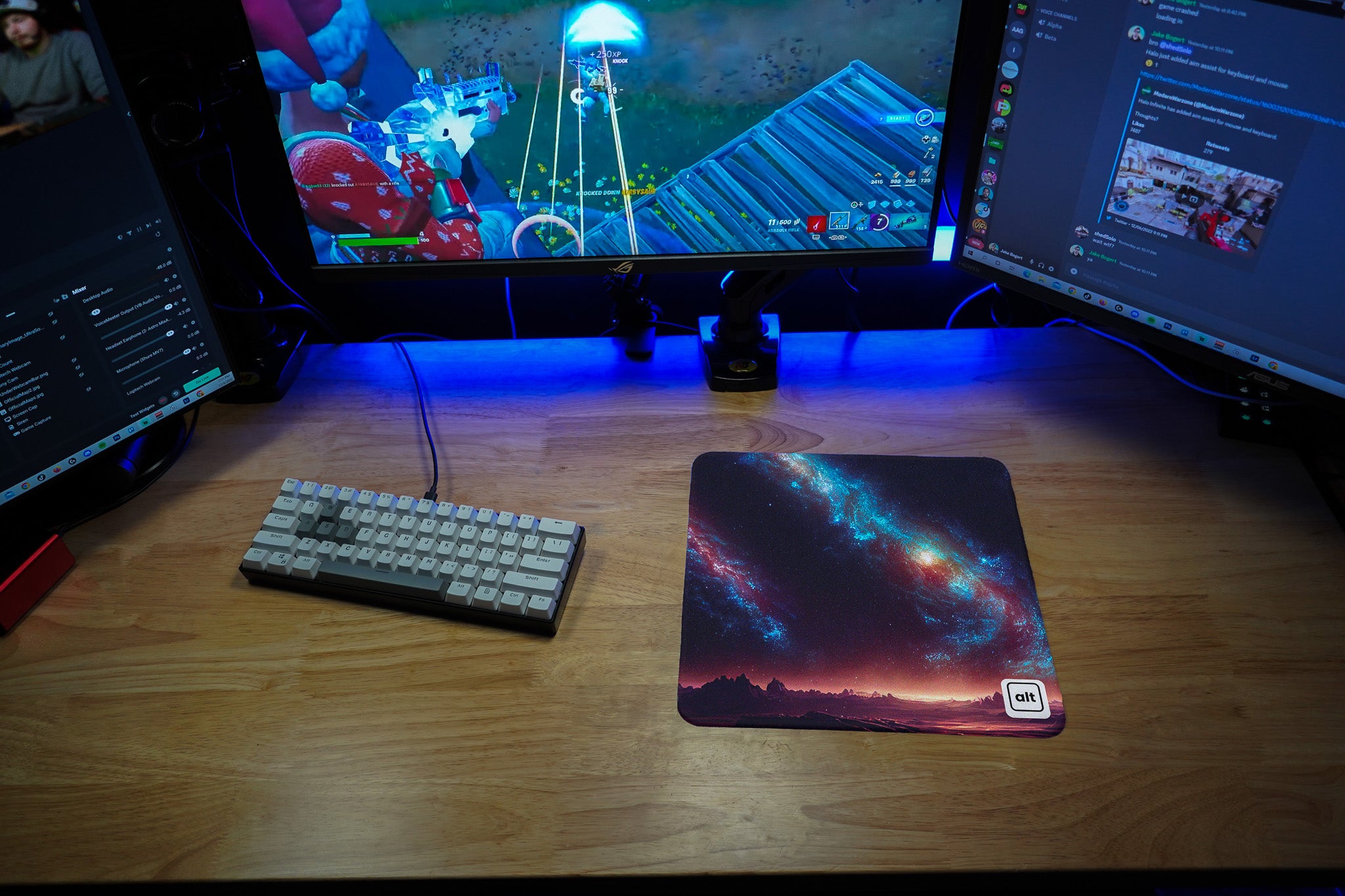 Premium Gaming Mouse Pad - Large Non-Slip Rubber Base & Smooth Surface for PC, Laptop, Mac - Perfect for Gaming, Office Work & Graphic Design - Another Galaxy Series