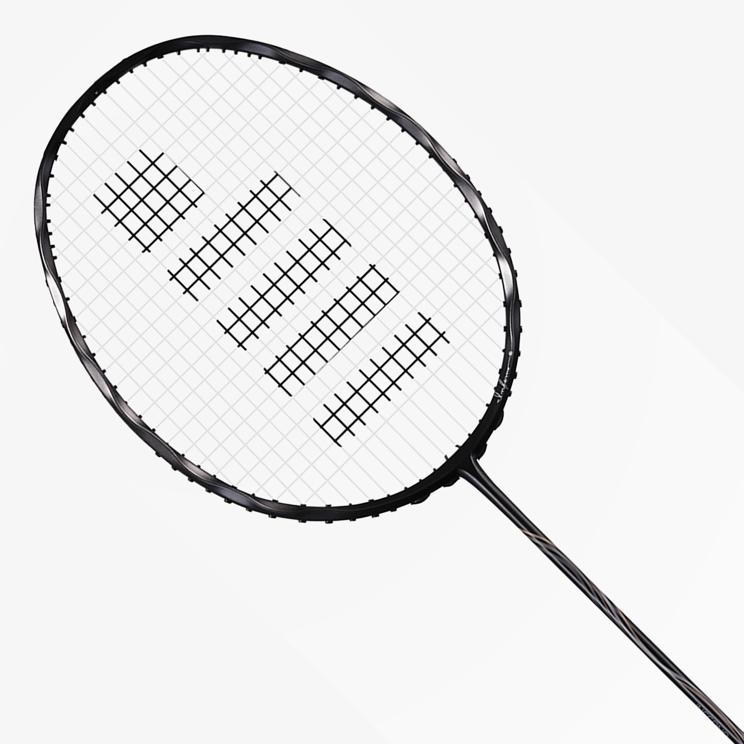 Gosen Inferno Badminton Racket (Black) - Professional Carbon Fiber Shuttlecock Racket for Advanced Players - Perfect for Tournaments & Training Sessions