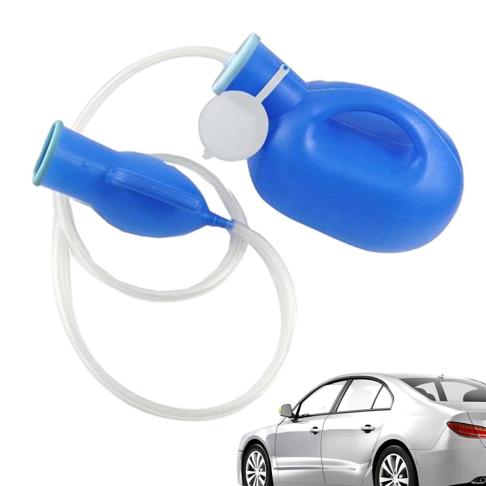 Leak-Proof Urinal Bottle for Men & Women - 2000ml Portable Travel Urine Collector with Handle | Reusable, Easy to Clean Medical & Camping Urinal | Perfect for Road Trips, Hospital Use & Outdoor Adventures