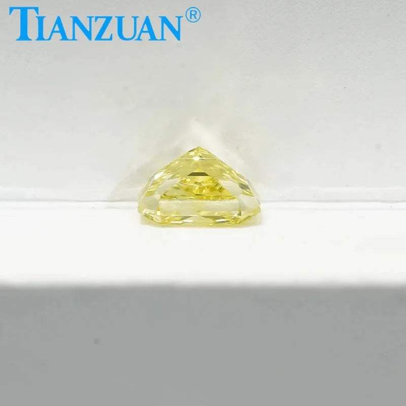 1.066CT VVS1 Lab Grown Diamond - HPHT Radiant Cut Fancy Intense Yellow Color - 2EX Loose Gemstone Bead with GEMID Certification | Perfect for Engagement Rings, Wedding Bands & Fine Jewelry Making