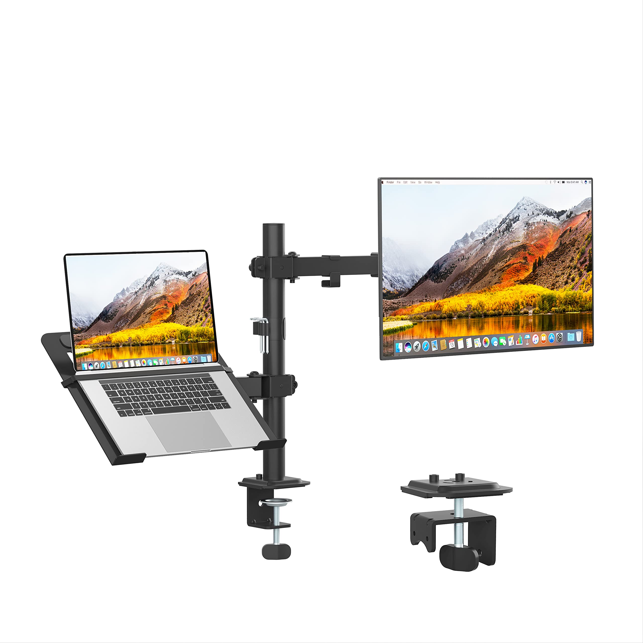 Fully Adjustable Monitor and Laptop Mount Stand for 13