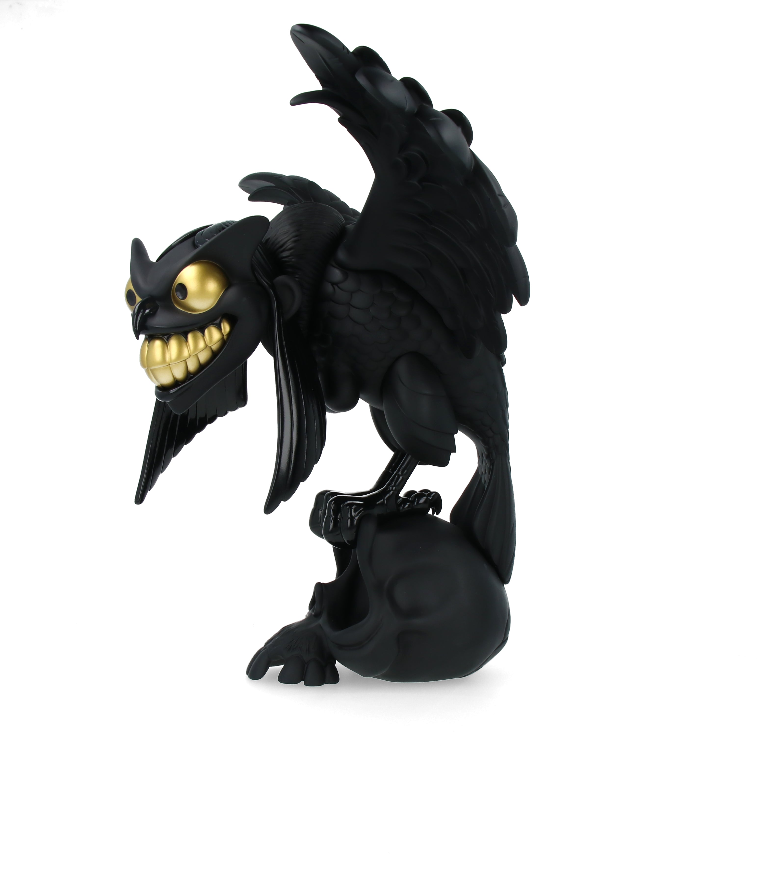 Harpy Black & Gold Version by Peter de Sève - Mythical Creature Collectible Figurine for Home Decor & Fantasy Lovers
