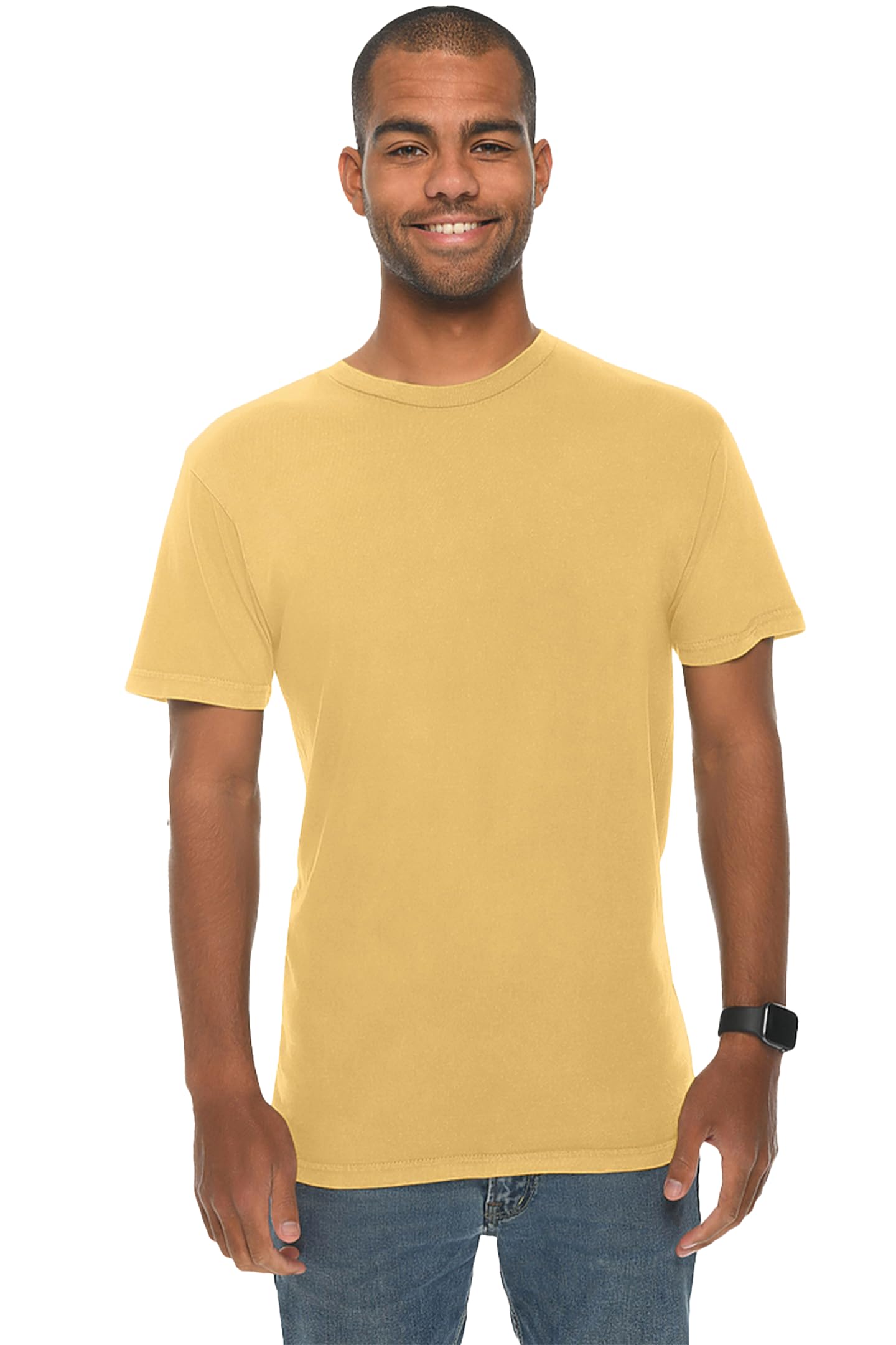 Vintage Faded Distressed T-Shirt for Men - Soft Mineral Wash Hipster Tee - Perfect for Casual Wear, Street Style & Everyday Outfits