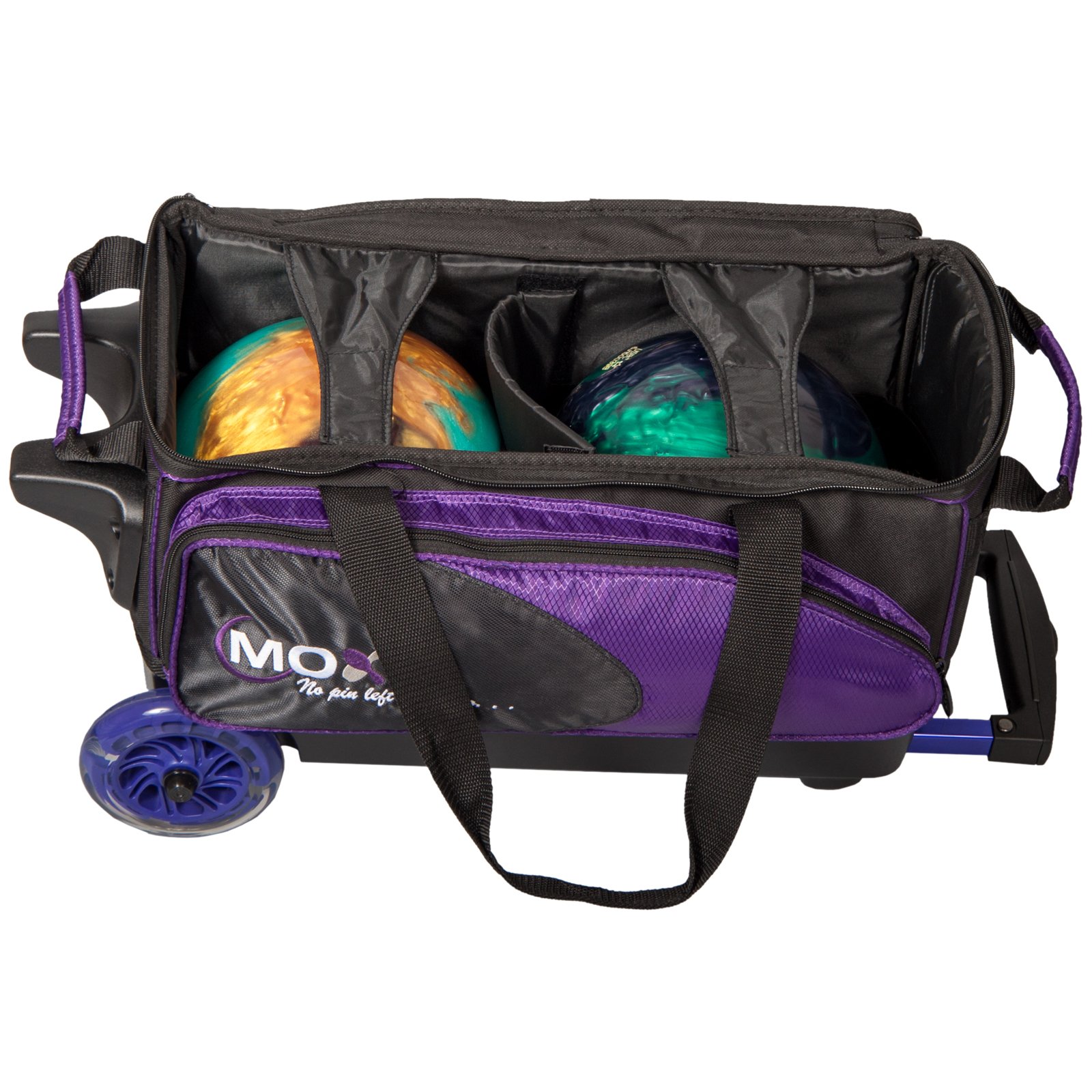 Premium Moxy Blade Double Roller Bowling Bag - Durable & Spacious for Tournaments & League Play - Perfect for Bowling Enthusiasts & Pros