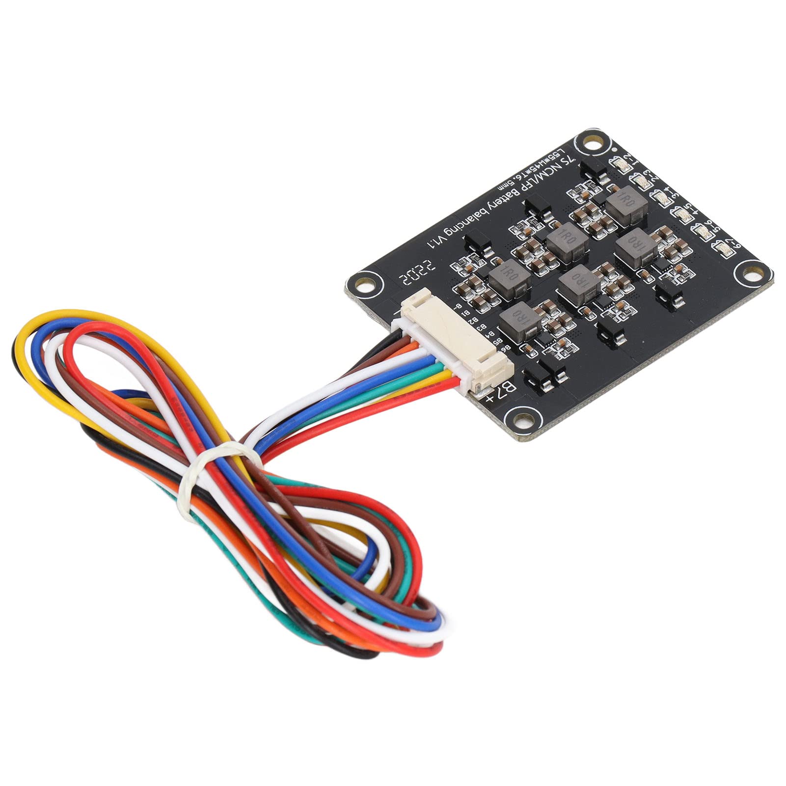 Omabeta BMS Balancer - High Accuracy Battery Active Equalizer with Low Internal Resistance MOS & Cable for LFP Batteries (7S) | Ideal for Solar Energy Storage, RV & Marine Battery Maintenance