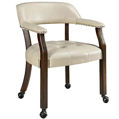 Espresso Legs & Beige Pu
