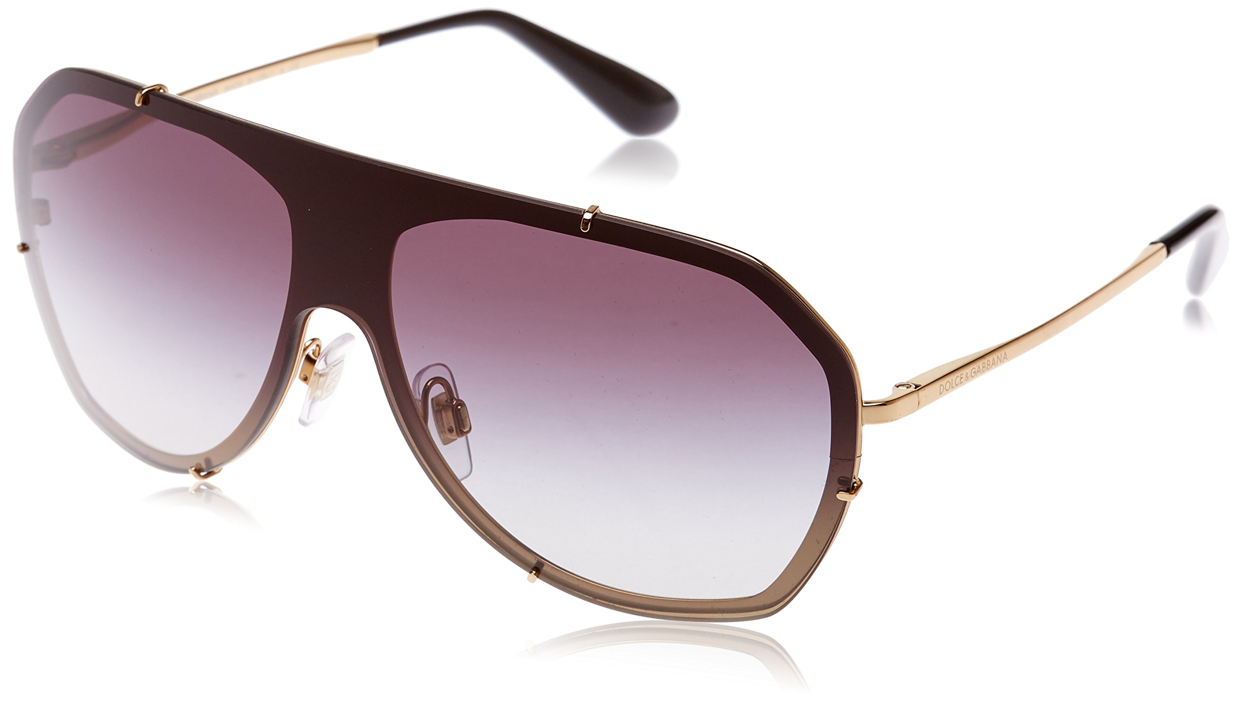 Dolce & Gabbana Women's Aviator Sunglasses 0DG2162 - Metal Frame Fashion Sunglasses for Women - Perfect for Driving, Beach & Outdoor Activities