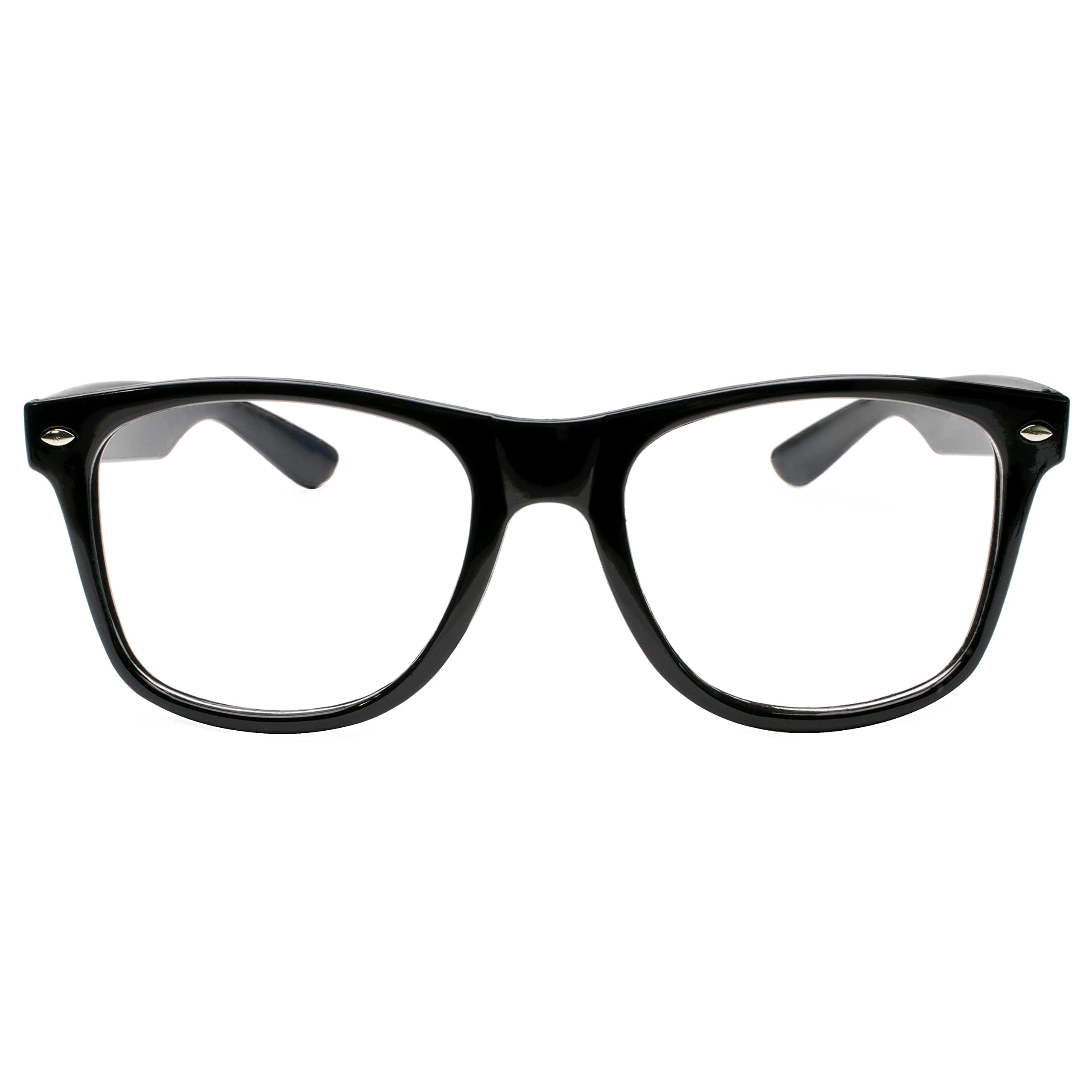 Stylish Kangaroo Fake Glasses - Retro Nerd & Hipster Costume Eyewear | Clear Non-Prescription Lenses for Men & Women | Perfect for Cosplay, Halloween, Superhero Costumes & Fashion Accessories