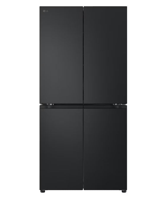 LG GF B505MBL 530L Slim French Door Refrigerator - Matte Black Finish | Energy Efficient, Spacious Design for Modern Kitchens & Open Floor Plans