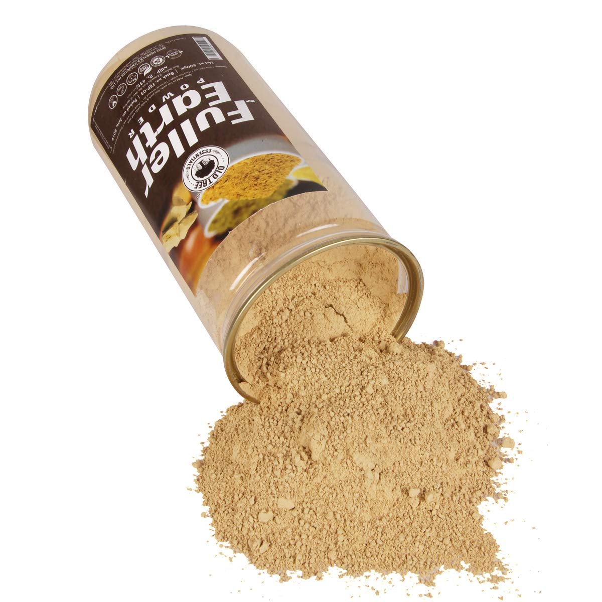 100% Pure & Natural Old Tree Multani Mitti Powder (500g) - Fuller's Earth Clay for Glowing Skin, Oil Control & Deep Cleansing | Face Mask for Acne, Blackheads & Skin Nourishment | Perfect for Daily Skincare & Spa Treatments