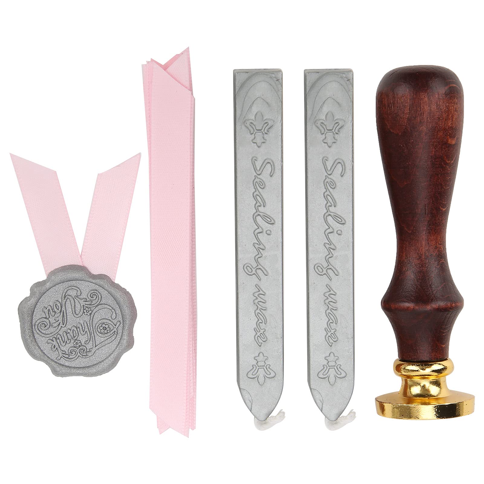 Premium Fire Lacquer Gift Box Set - Elegant Wax Seal Kit with Candles, Wax Labels & Exquisite Box for Wedding Invitations, Letters & DIY Crafts | Perfect for Calligraphy, Vintage Decor & Special Occasions