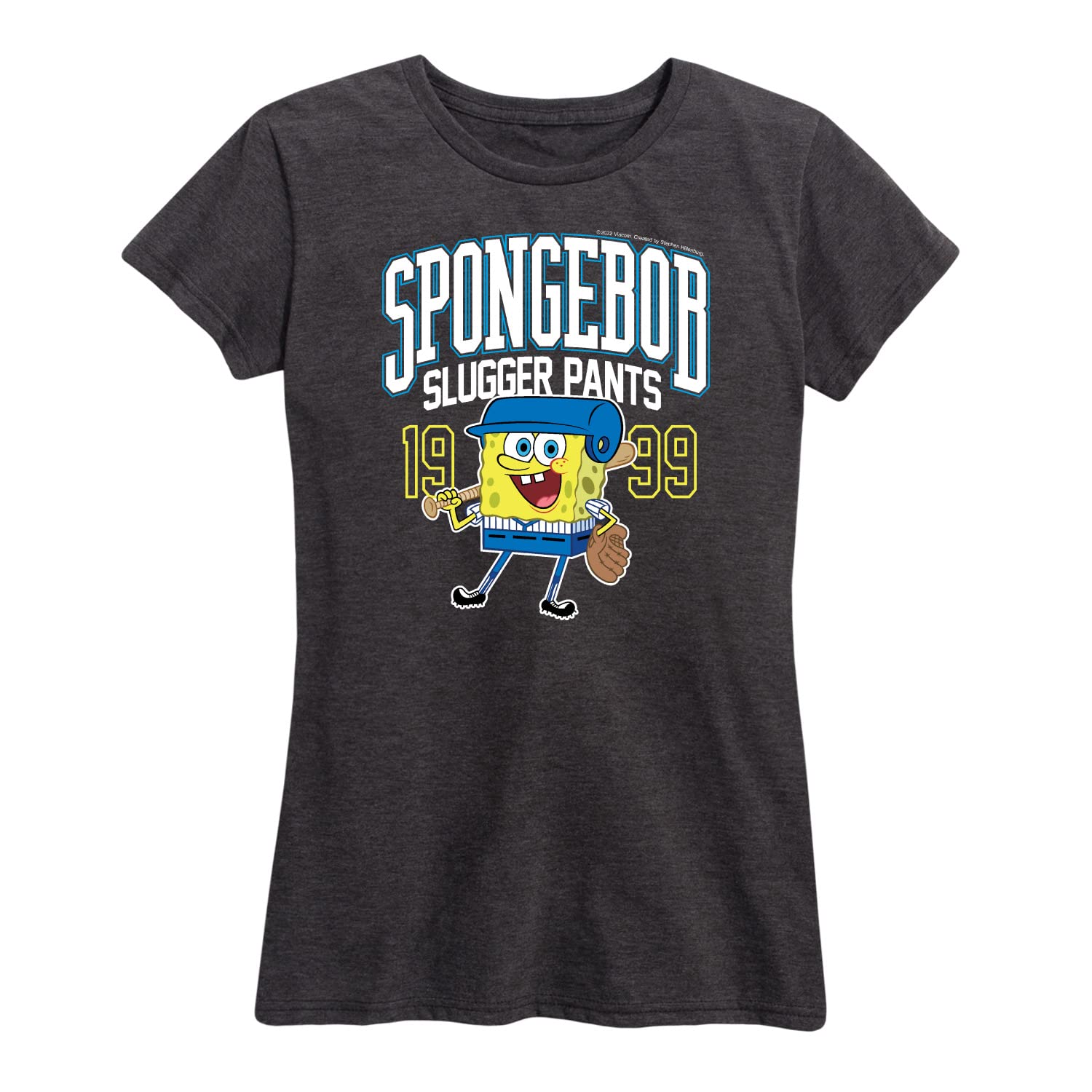 SpongeBob SquarePants Graphic T-Shirt for Women - Funny Cartoon Short Sleeve Tee - Casual Summer Top for Fans, Lounge Wear, Cosplay & Everyday Outfits