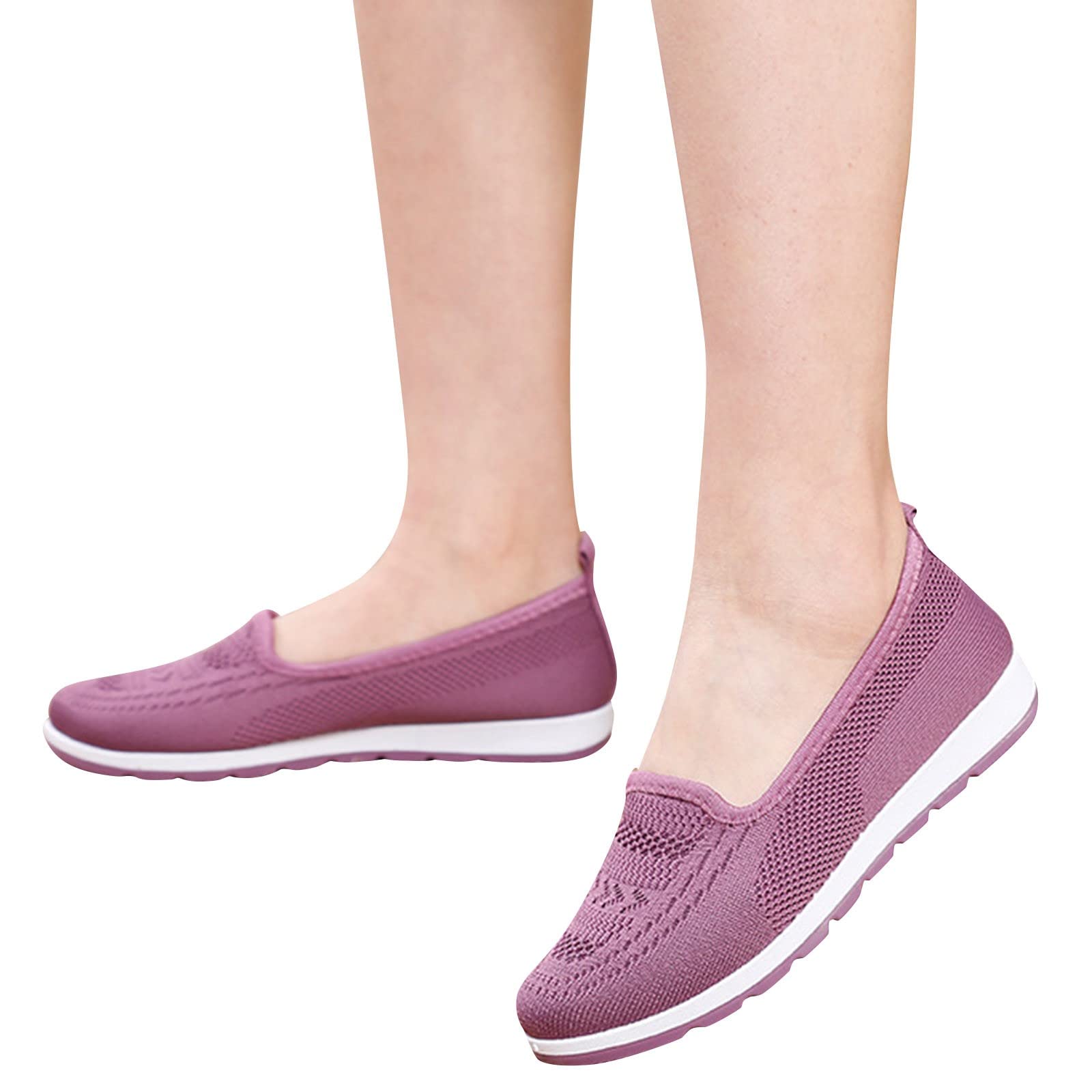 Breathable Women's Lace-Up Sneakers - Lightweight Casual Work Shoes for Walking, Running & Sports | Slip-On Comfortable Unisex Trainers with Soft Sole | Perfect for Office, Gym, Travel & Daily Wear