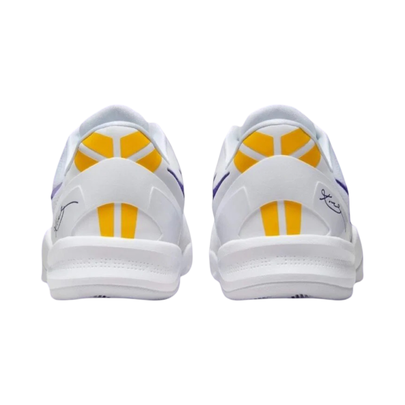 Nike Kobe 8 Protro Basketball Shoes - Lakers Home White & Court Purple Colorway - Perfect for NBA Games, Streetwear & Sneaker Collectors