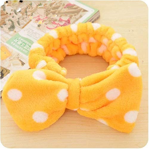 B-LADY Velvet Elastic Headband for Women - Soft Bow Hair Band for Facial Spa, Makeup, Skincare & Hair Care - Cute & Comfortable Head Wrap in Multicolor - Perfect for Beauty Routines, Spa Days & Relaxation at Home
