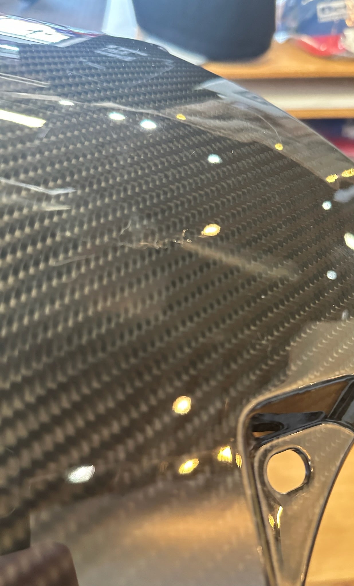 BMW M1000RR Left Side Engine Spoiler with Decorative Design - Lightweight & Durable Motorcycle Accessory for Racing & Street Performance