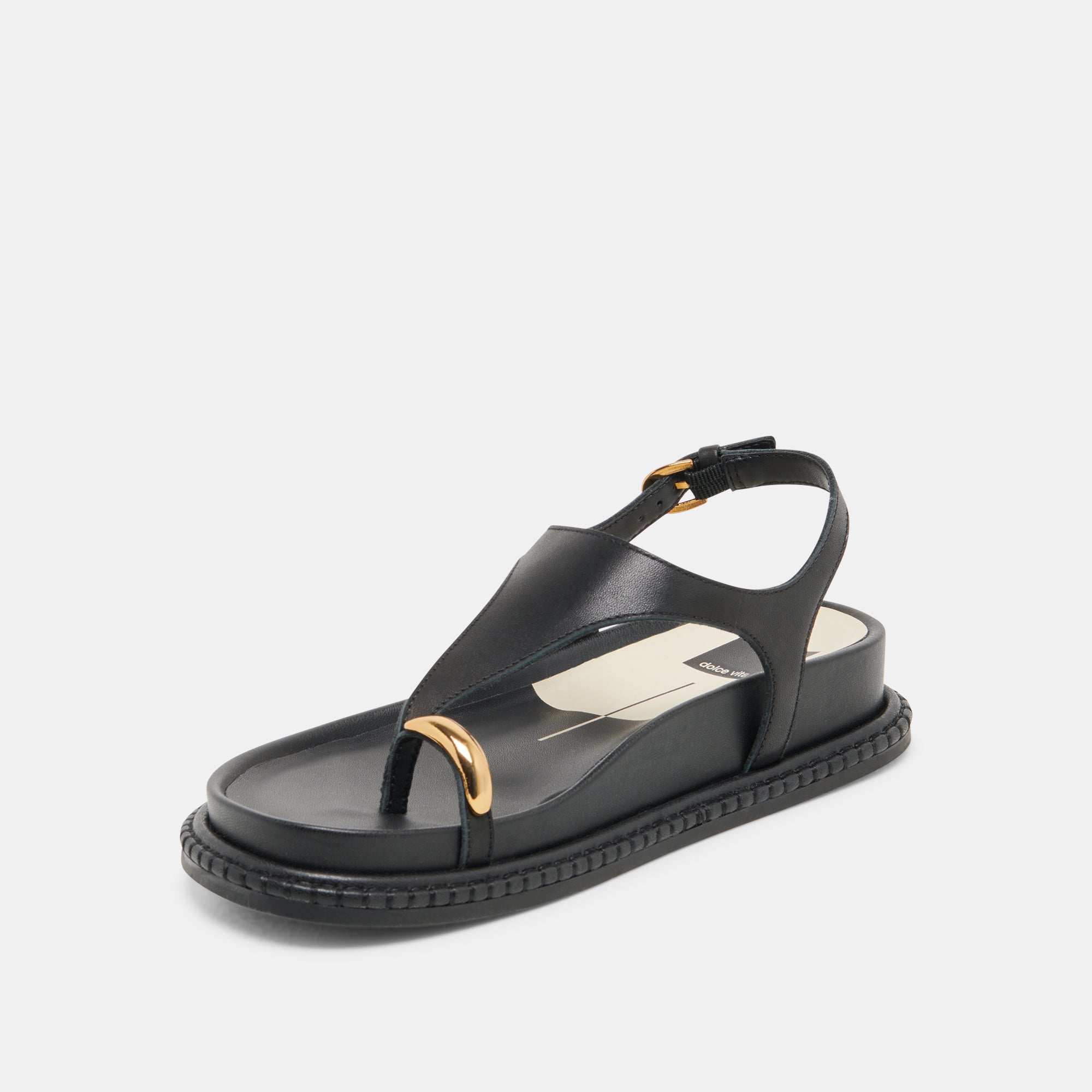 Stefan Black Leather Sandals for Women - Comfortable & Stylish Summer Footwear - Perfect for Beach, Vacation, and Casual Outings
