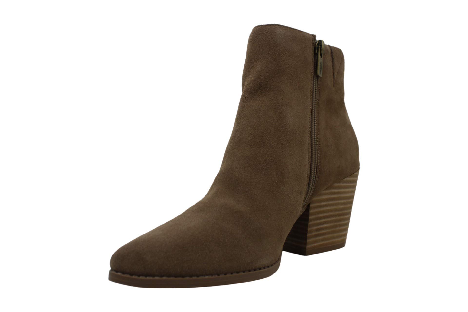 American Rag Women's Eryn Suede Pointed Toe Ankle Boots - Taupe, Size 10.0 | Stylish & Comfortable Fall Fashion Boots for Casual Outfits, Work & Date Nights