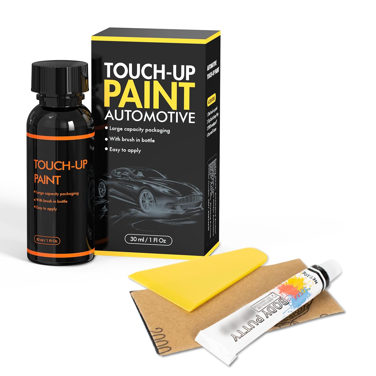 Ford D4 Rapid Red Touch Up Paint Kit - DIY Car Scratch Repair for F-150, Mustang, Explorer, Fusion, Ranger, Escape & Bronco | Quick & Easy Automotive Paint Fix for Minor Scratches & Chips | Perfect for Home Garage Repairs & Road Trip Emergency Touch-Ups