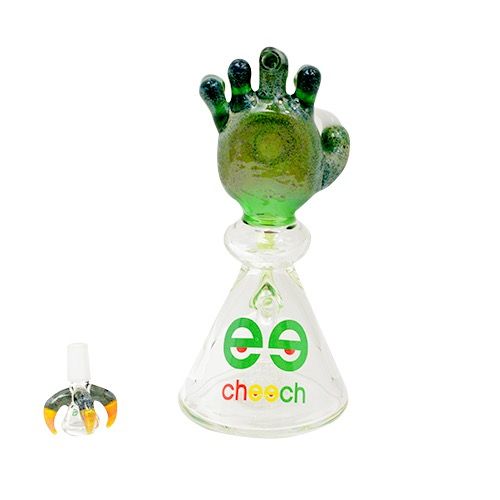 Premium Dragon Claw Dab Rig by Cheech - 10mm Quartz Banger & Recycler for Concentrates | Perfect for Home & Party Use