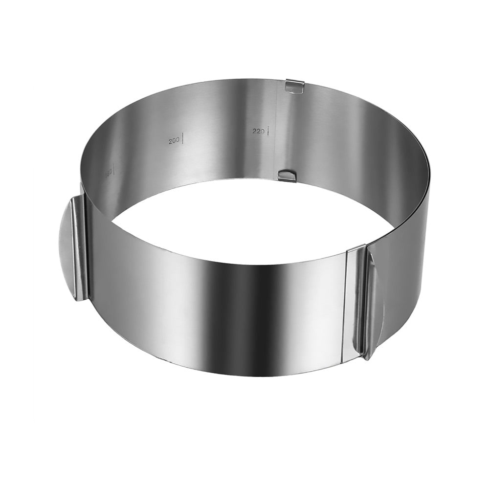 Knox Round Expandable Pastry Ring - Professional Baking Tool for Perfect Tarts, Pies & Quiches | Ideal for Home Bakers & Pastry Chefs | Use for Even Crusts & Flawless Dessert Presentation