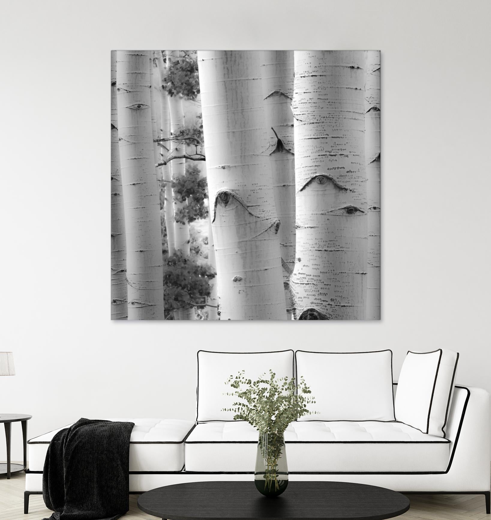 Grey Birch Trees - Realistic Artificial Birch Tree Decor for Home & Office | Perfect for Living Room, Bedroom, Wedding & Event Decoration
