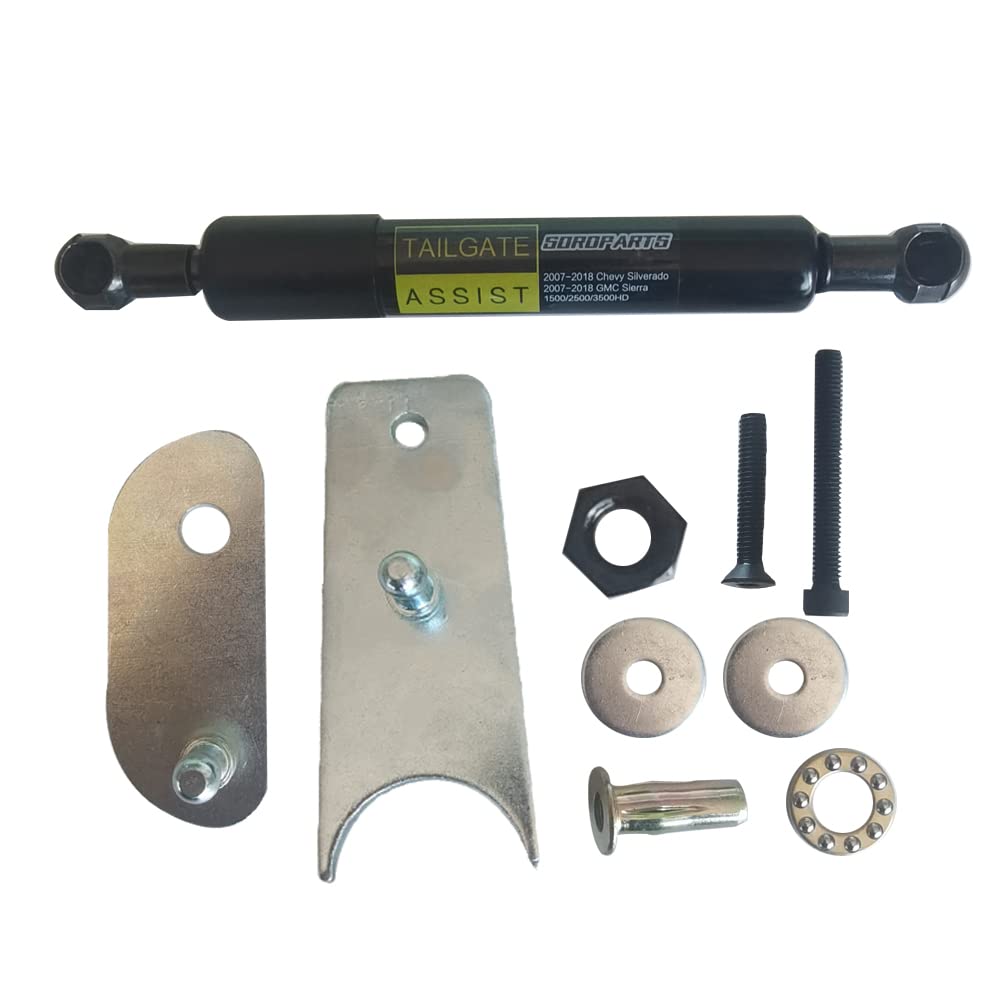 Heavy-Duty Tailgate Assist Shock for Chevy Silverado & GMC Sierra 1500/2500/3500 HD - Smooth Lift Support Damper for Easy Loading (Perfect for Truck Accessories & Hauling Equipment)