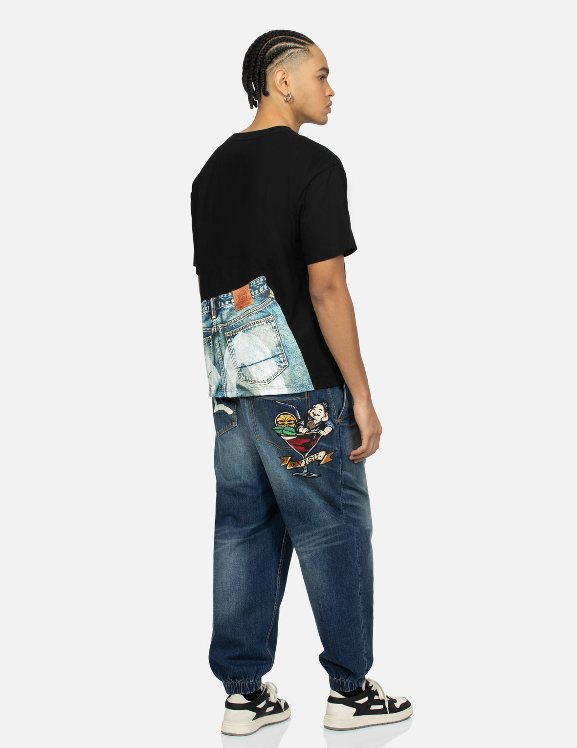 Simulated Digital Print Relax Fit T-Shirt for Men & Women - Comfortable Casual Wear for Everyday Outfits and Lounge