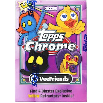 2025 Topps Chrome VeeFriends Blaster Box - Exclusive Trading Cards for Collectors & Investors - Perfect for Sports Card Shows, Gift Giving & Portfolio Diversification