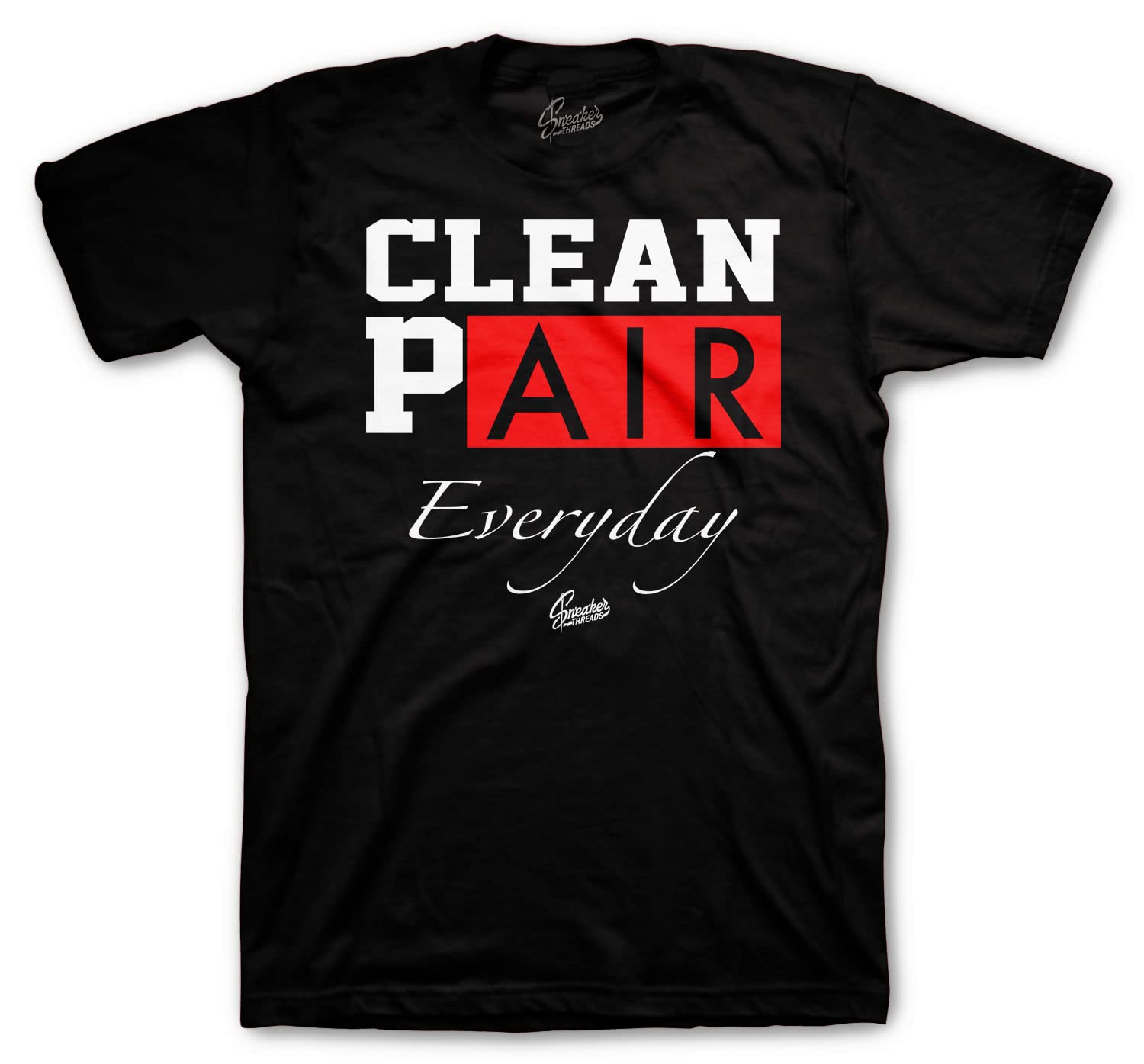 Red Thunder Jordan 4 Matching T-Shirt - Stylish Clean Pair Tee for Sneakerheads | Perfect for Streetwear & Sneaker Events