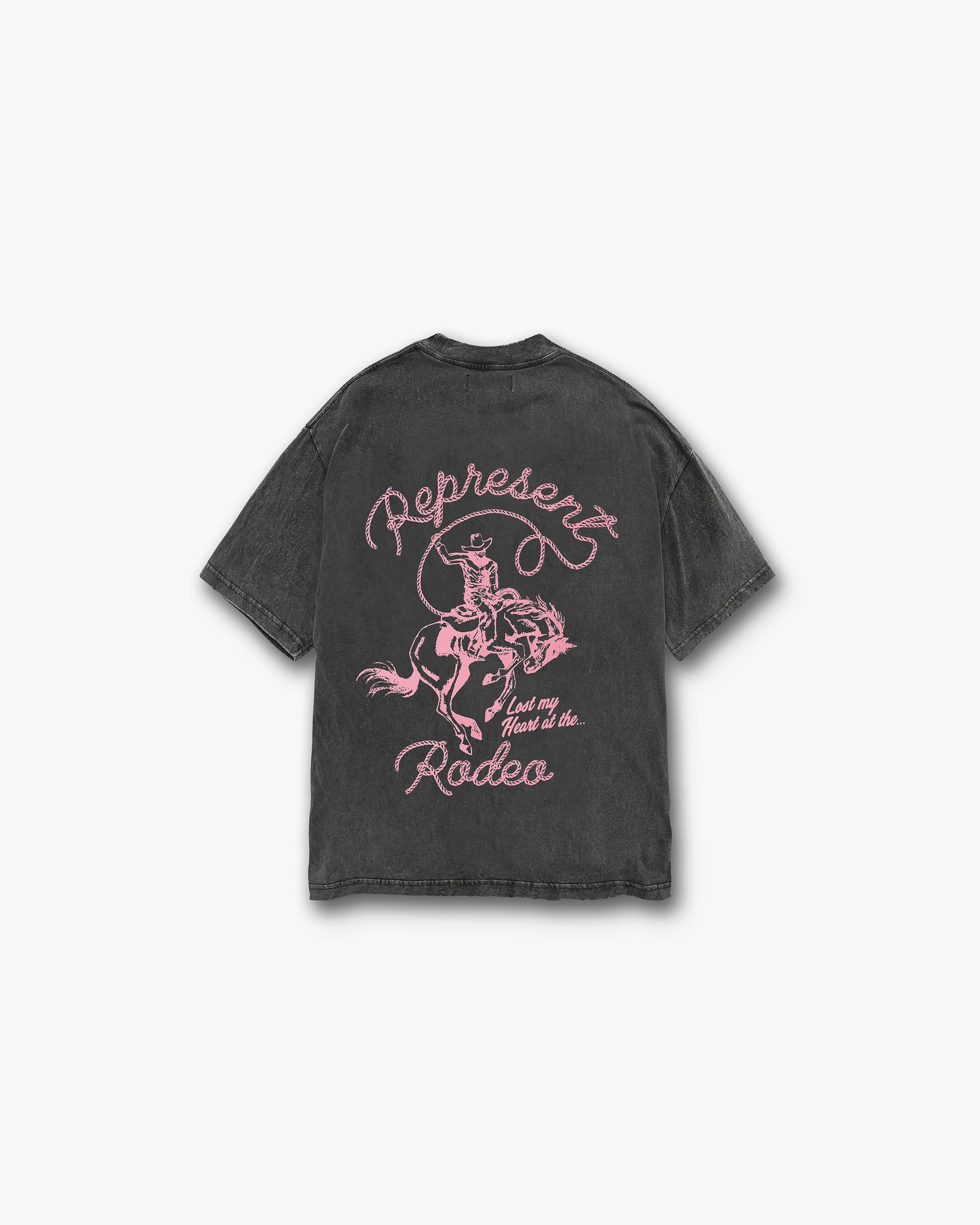Vintage Grey Chain Stitch Rodeo T-Shirt for Men - Western Style Cowboy Tee for Rodeo Events, Country Concerts & Casual Wear