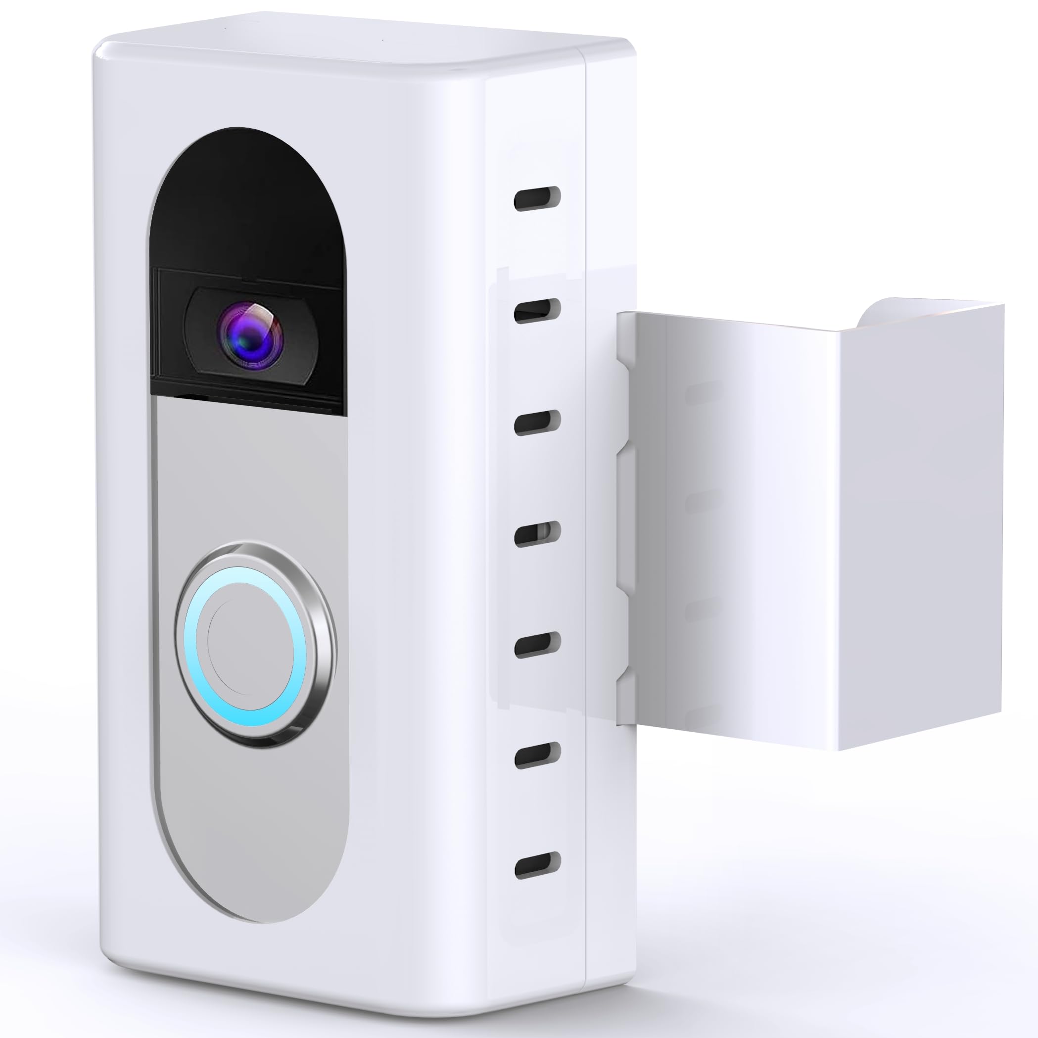 KIMILAR Anti-Theft Video Doorbell Mount - Adjustable Security Bracket for Wireless Doorbells - Compatible with Ring, Nest & Most Brands - Perfect for Homes, Apartments & Business Security (Outdoor/Indoor Use)