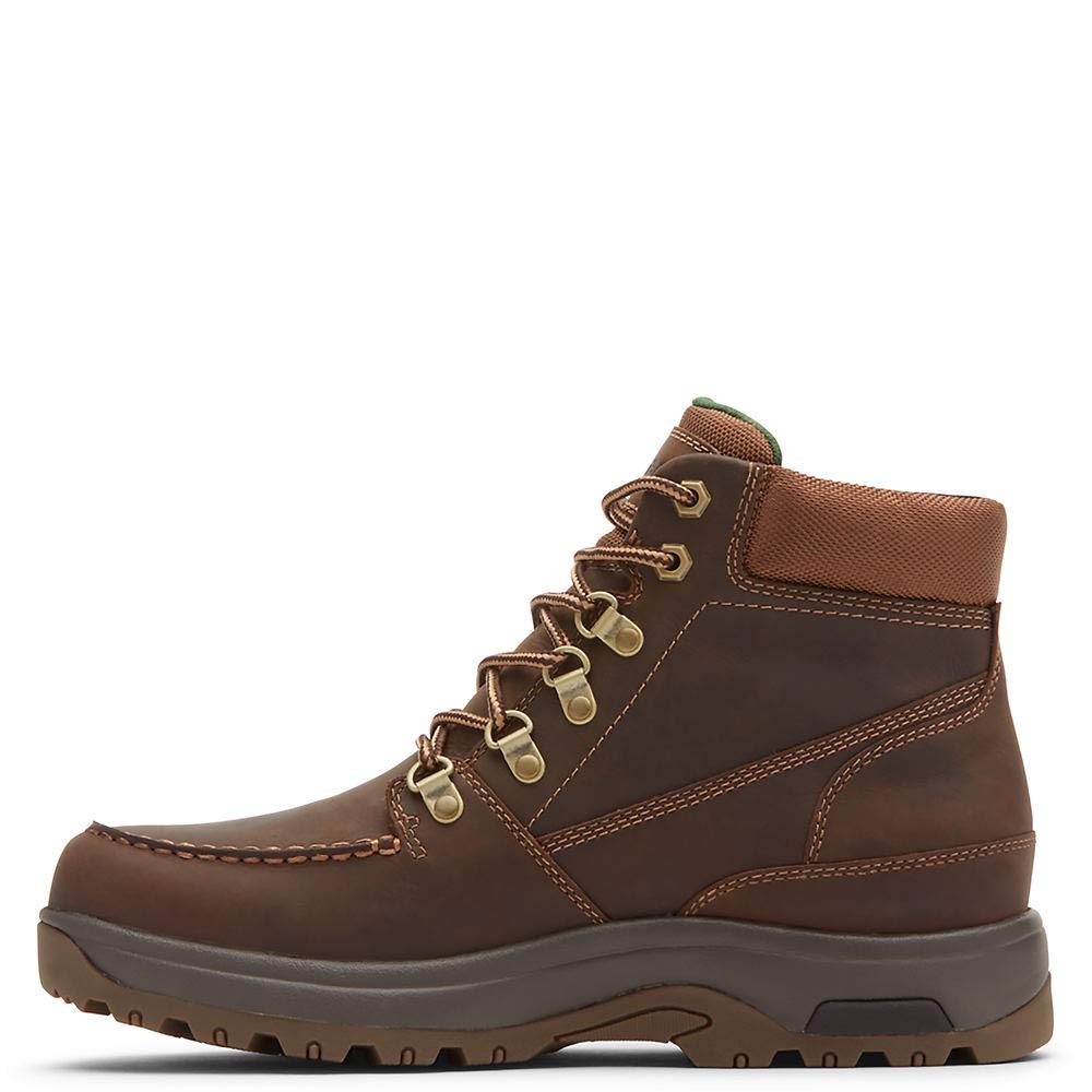 Dunham Men's 8000 Works Moc Waterproof Boot - Comfortable Slip-Resistant Work Shoes for Construction, Hiking & Outdoor Activities