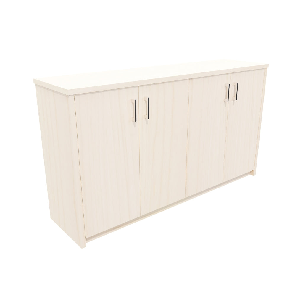 Customizable Forme Storage Credenza with Toe Kick - Modern TV Stand & Entryway Organizer for Living Room & Bedroom