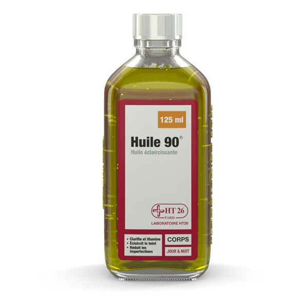 HT26 Range 90 Brightening Oil 125ml - Skin Lightening & Dark Spot Treatment for Face & Body - Perfect for Hyperpigmentation & Uneven Skin Tone Care