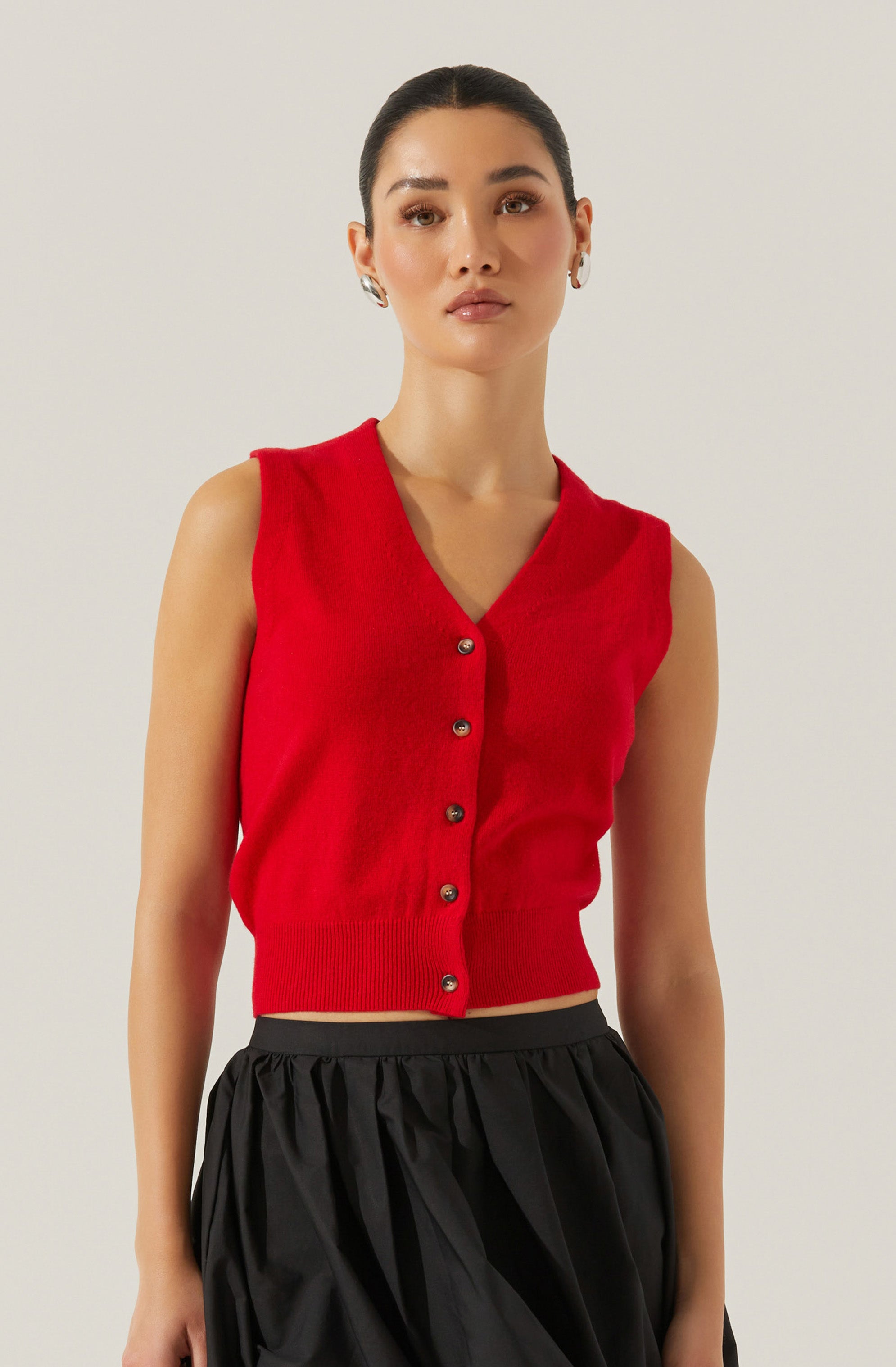 Eira Sweater Vest for Women - Cozy Knit Cardigan with Pockets - Perfect for Fall & Winter Outfits, Office Wear, and Casual Layering