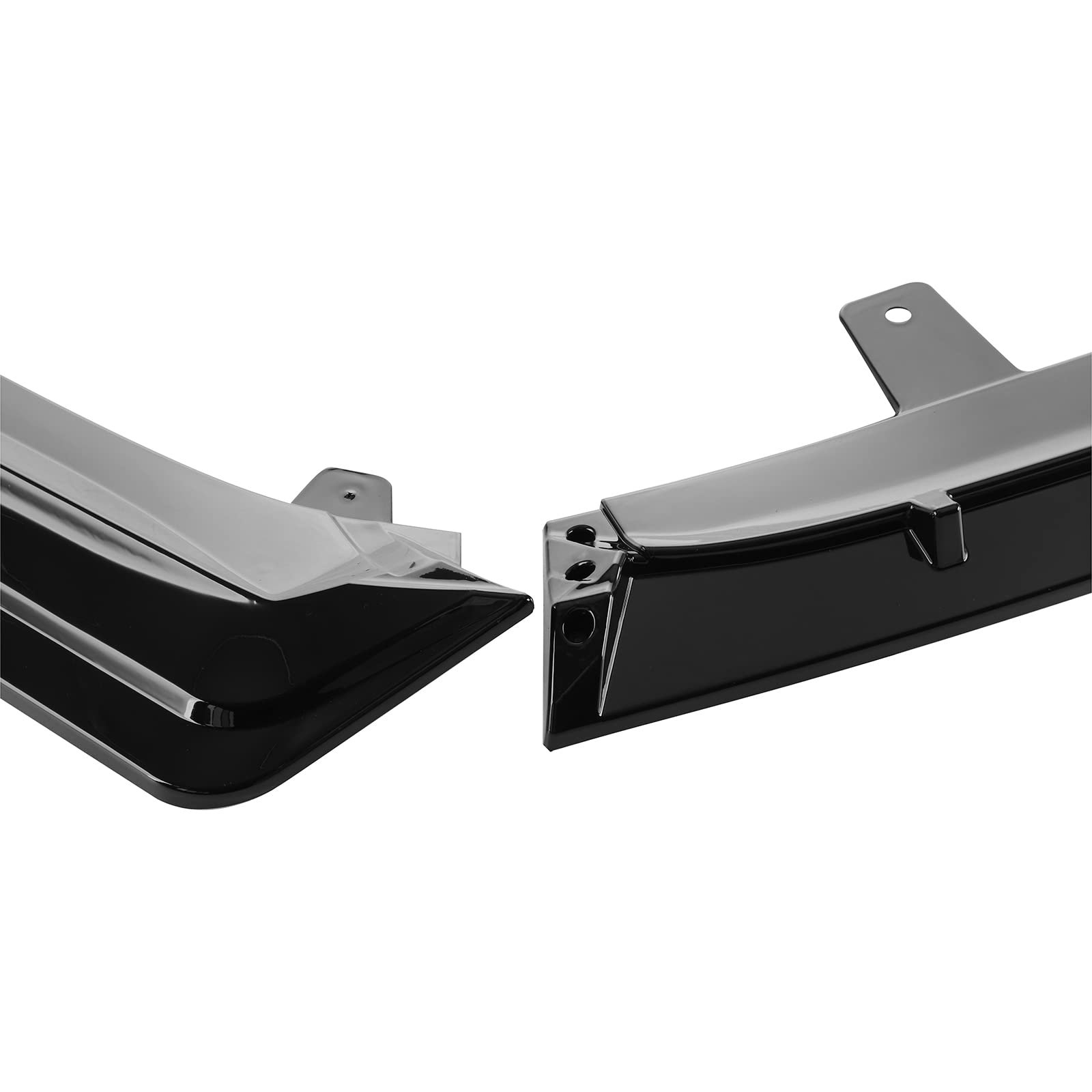MotorFansClub 3-Piece Front Bumper Lip Splitter for Honda Accord 2021-2022 | Glossy Black Bumper Spoiler | Enhances Aerodynamics & Sporty Look | Perfect for Car Enthusiasts & Street Racing