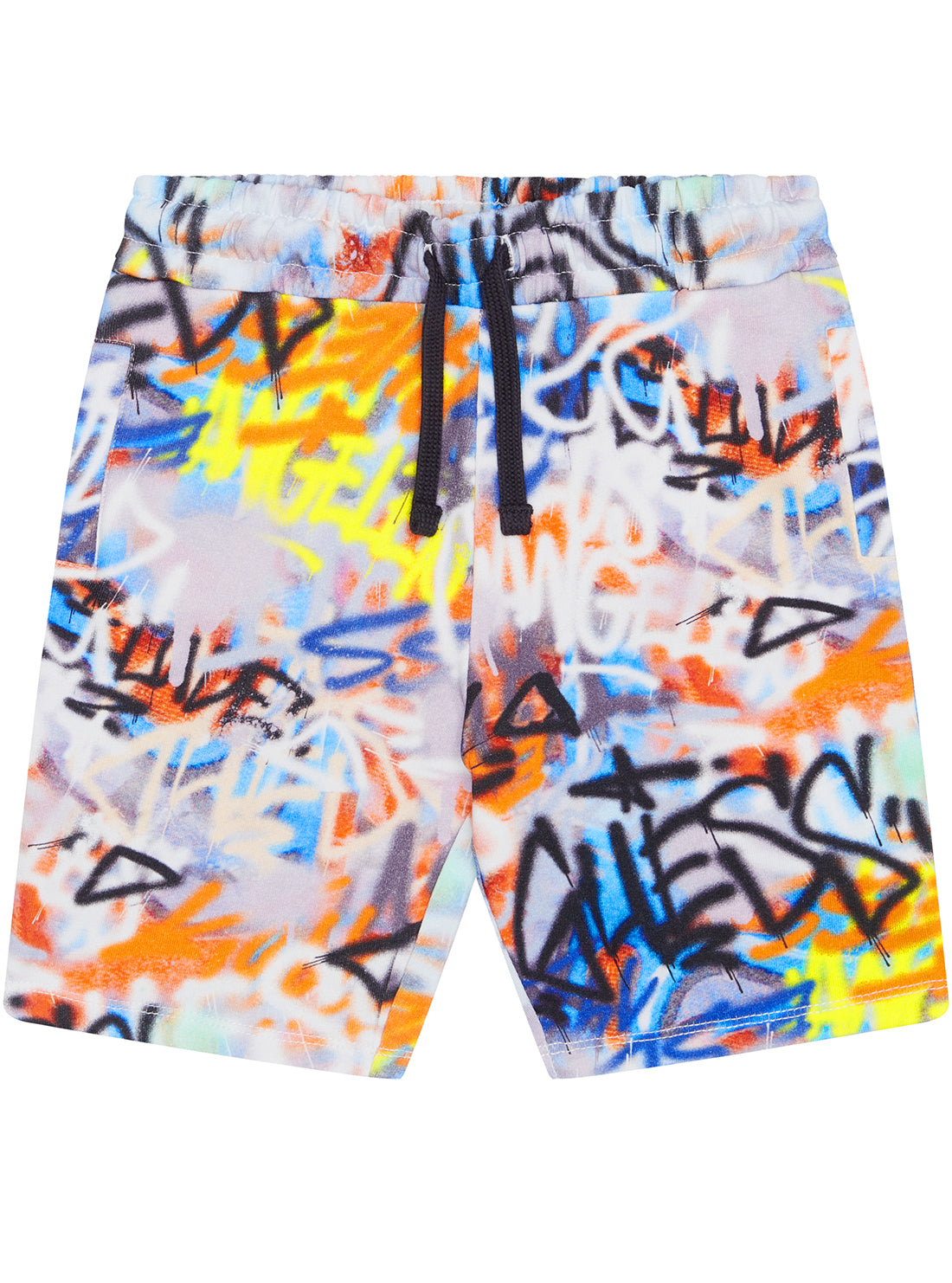 Graffiti Print Active Shorts for Men & Women - Breathable Workout Running Gym Shorts - Trendy Streetwear Fashion for Casual Wear & Sports