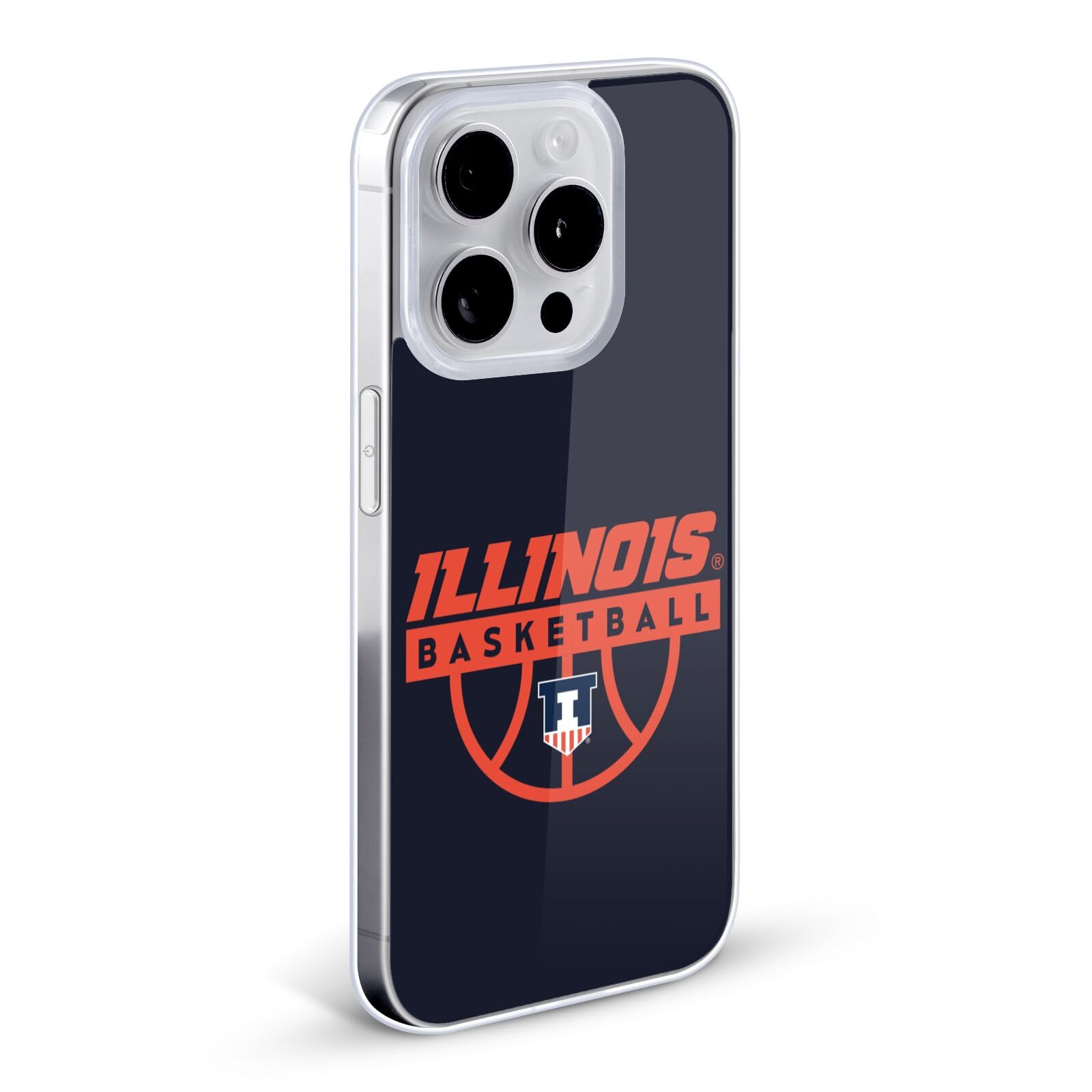 Head Case Designs Officially Licensed University of Illinois U of I Illinois Basketball iPhone 12 Pro Max Case - Durable Soft Gel Cover for School, Games & Fan Showcase