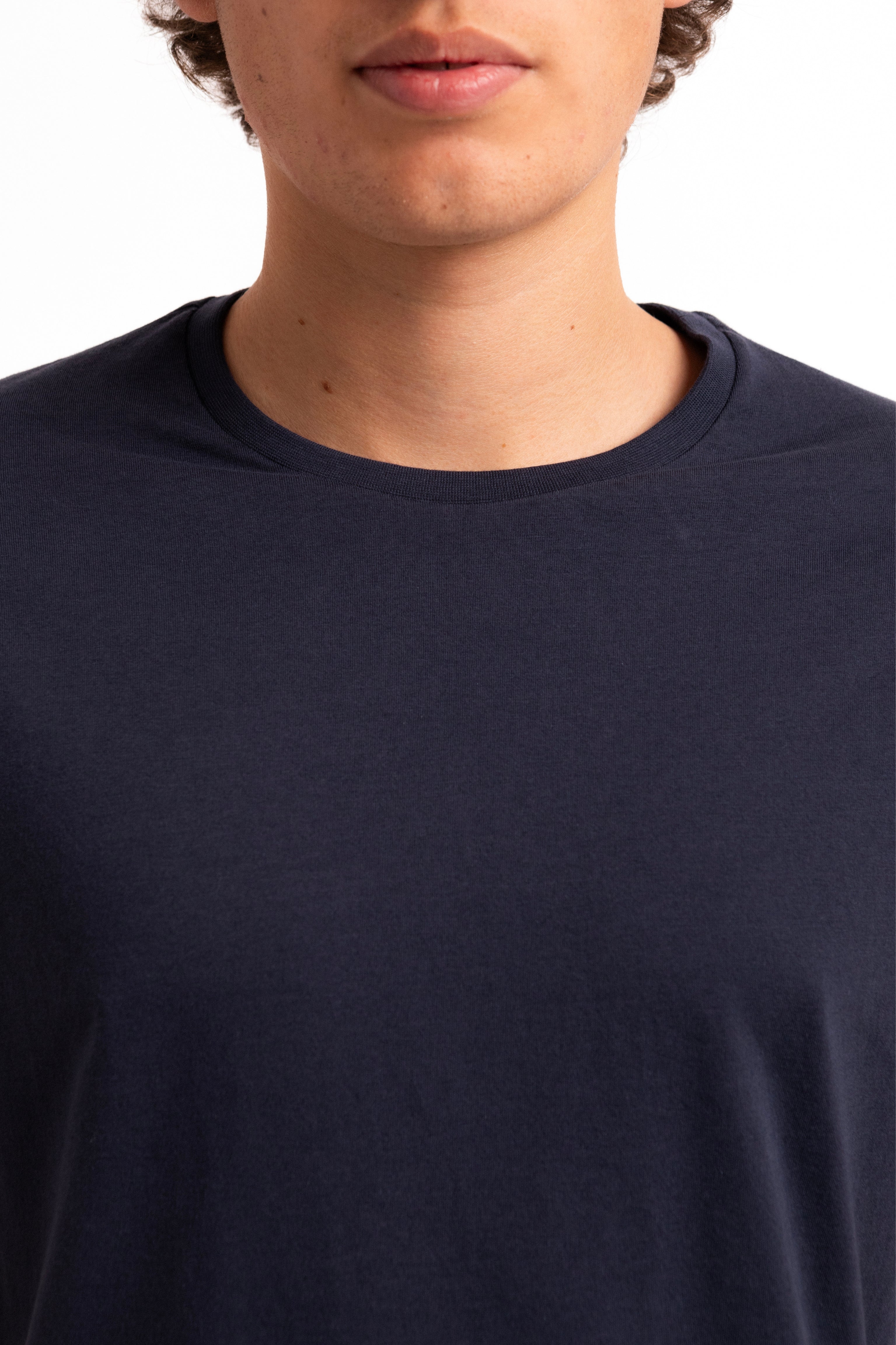 Premium Pima Cotton Navy Blue T-Shirt for Men - Soft, Breathable & Comfortable - Perfect for Casual Wear, Travel & Everyday Outfits