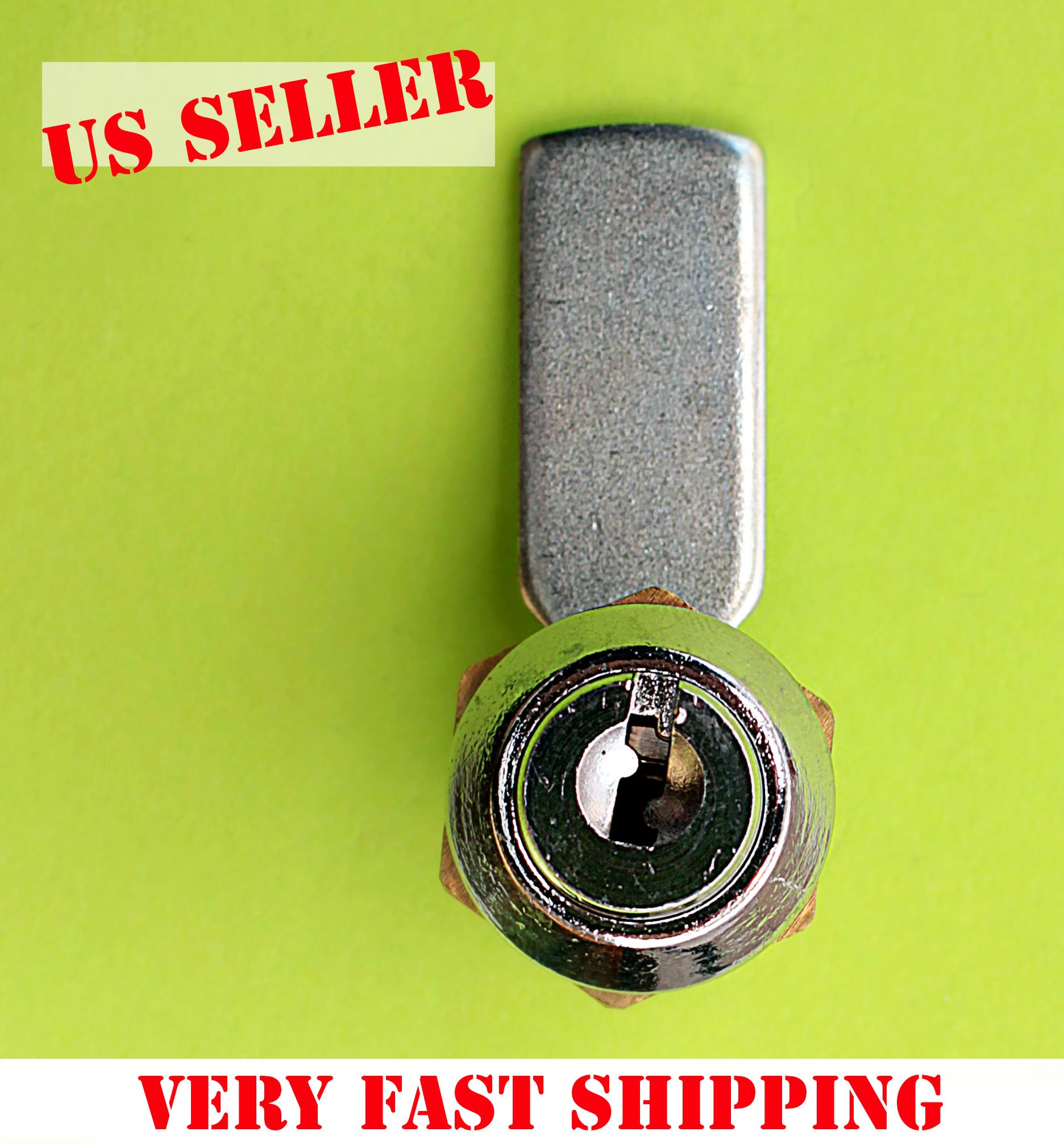 Mini Cam Lock Keyed Alike for Cabinets & Drawers - Secure Mailboxes & Desks