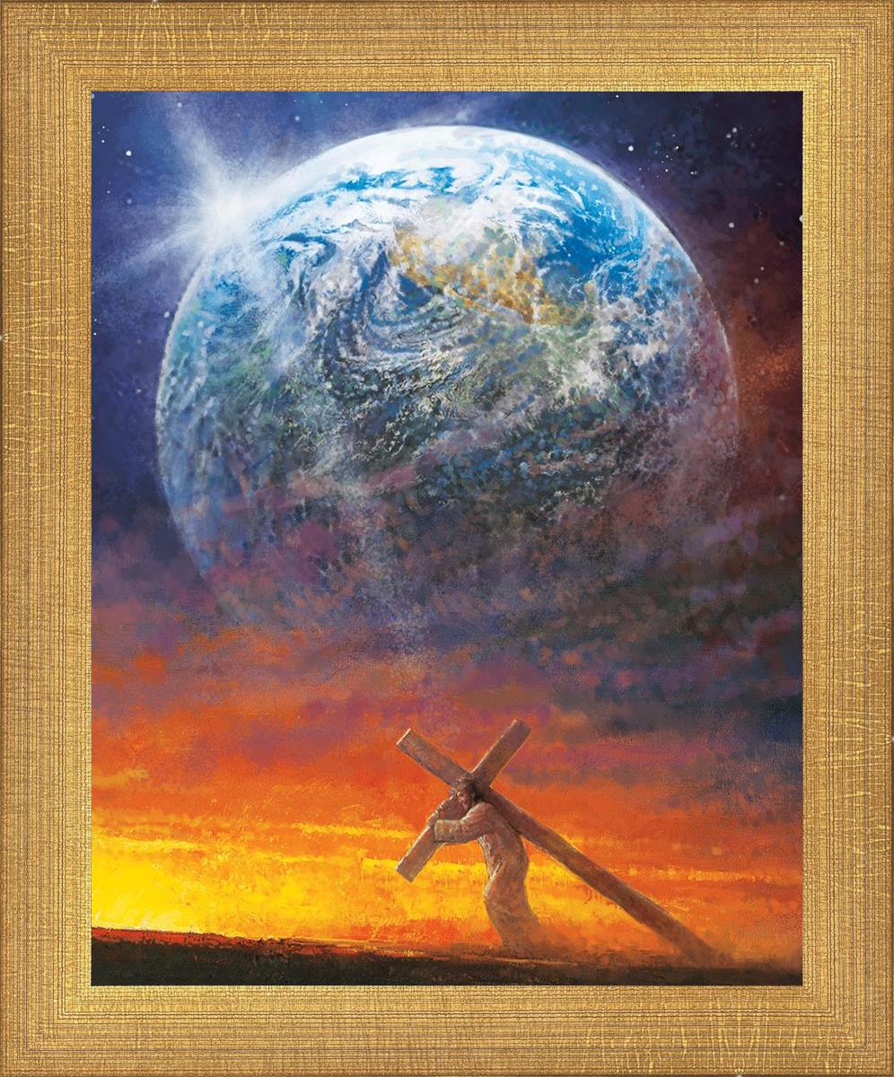 Behold, The Lamb of God - Religious Wall Art Decor for Home & Church - Perfect for Christian Faith Inspiration & Worship Spaces