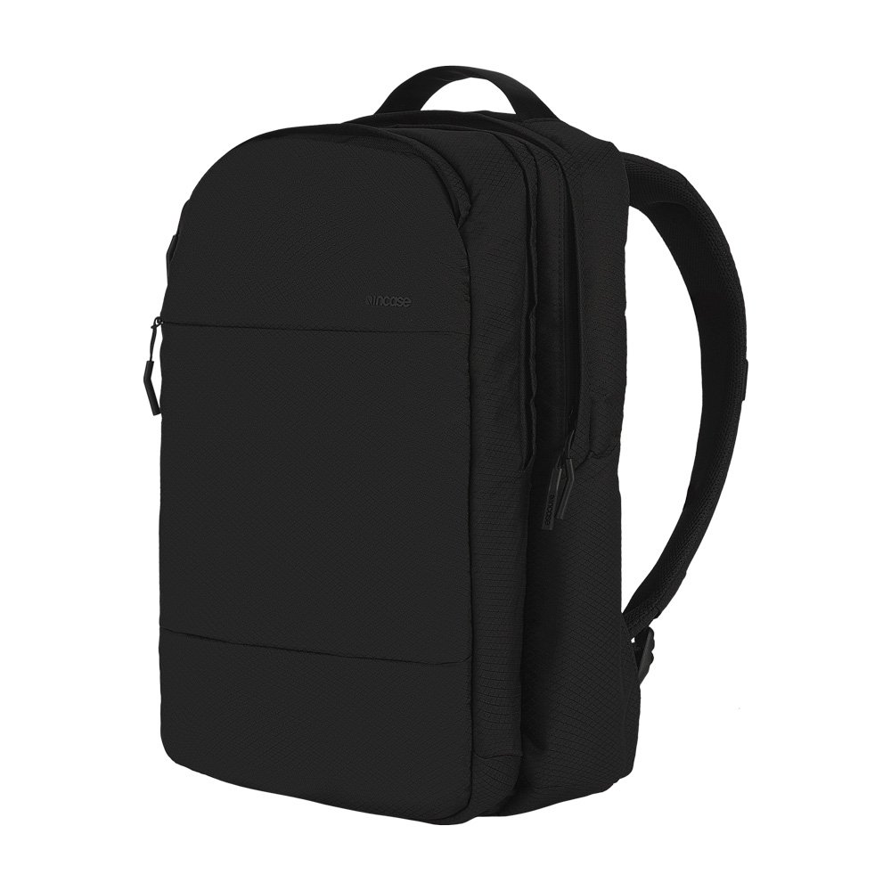 Incase City Backpack with Diamond Ripstop - Durable Water-Resistant Laptop Backpack for Work & Travel - Black - Perfect for Commuting, School & Business Trips
