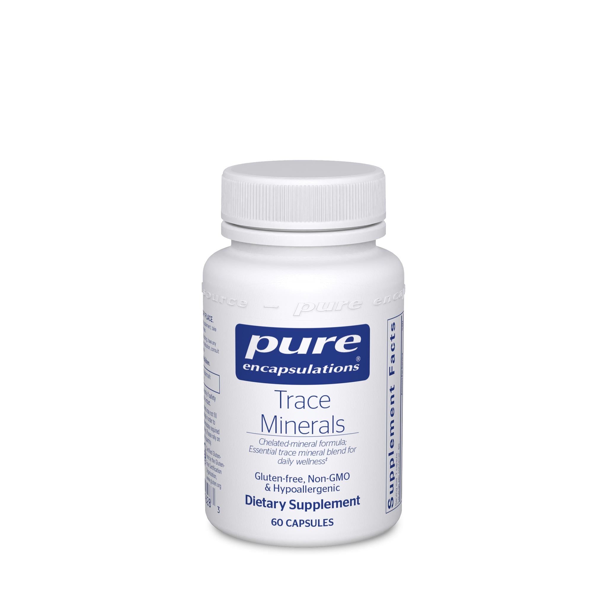 Pure Encapsulations Trace Minerals Supplement - Essential Minerals for Immune Support & Energy Boost - Perfect for Active Lifestyles & Wellness Routines