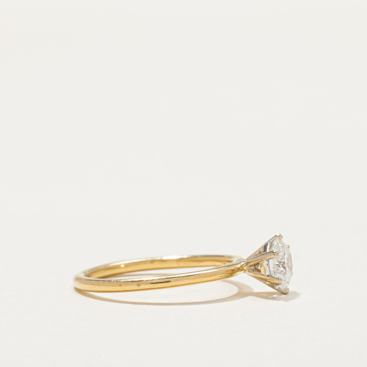 0.55ct Solitaire Diamond Engagement Ring for Women - Size 4.5 | Classic Round Cut Wedding Band | Perfect for Proposals, Anniversaries & Special Occasions