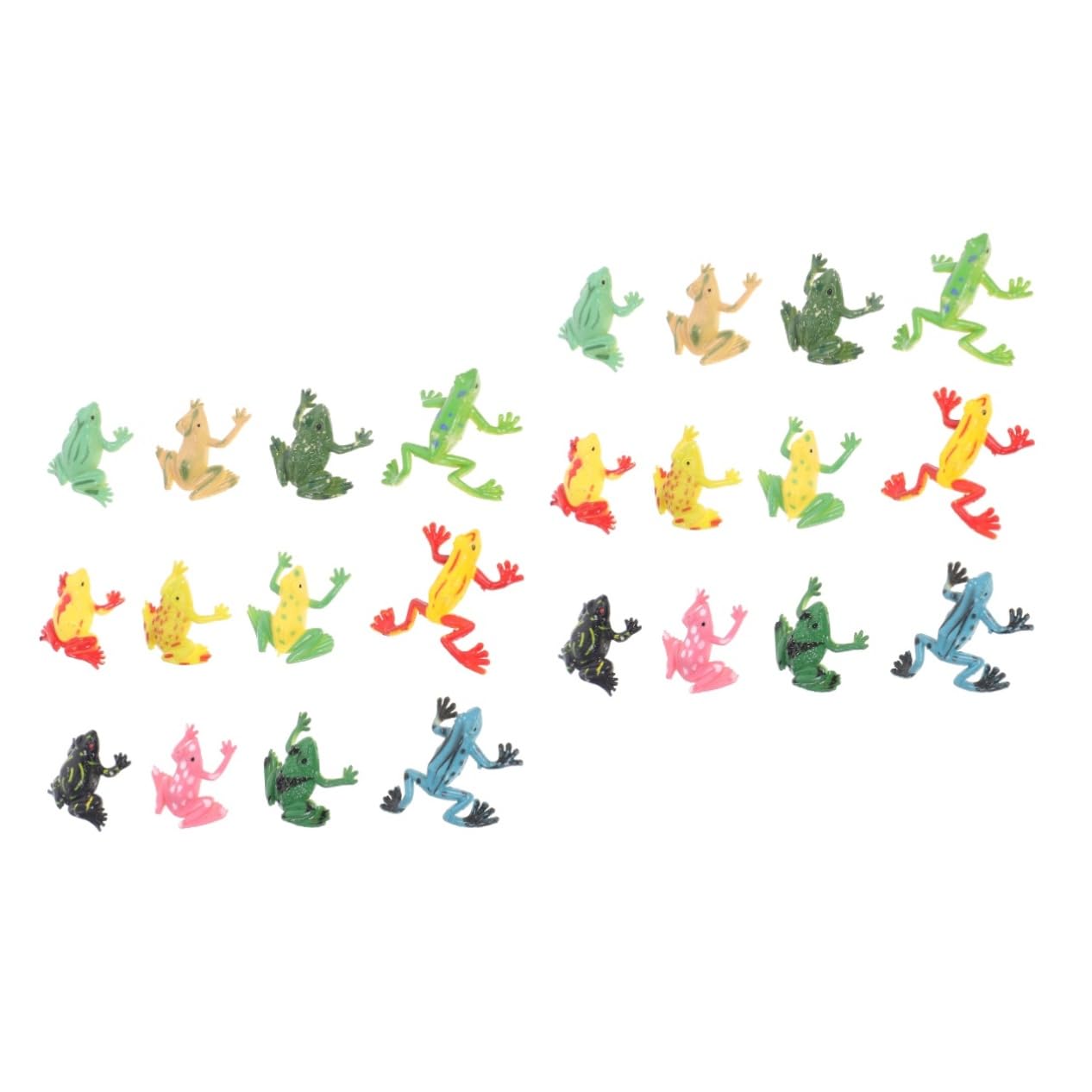 Totority 24-Piece Realistic Tropical Tree Frog Toys - Plastic Halloween Party Favors for Kids, Toddler Gifts, Bulk Mini Animal Figures for Pretend Play & Science Learning | Perfect for Classroom Rewards, Party Decorations & Educational Activities