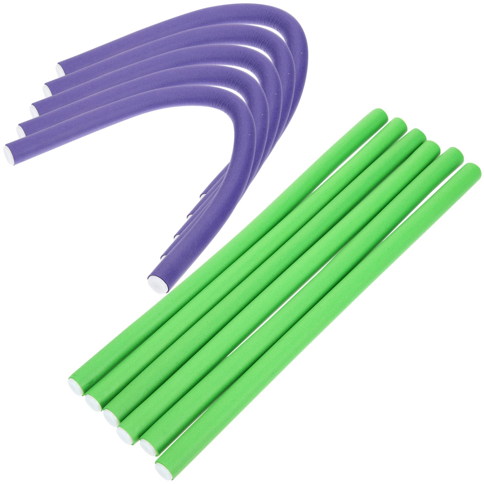 FRCOLOR 2 Pack Electric Hair Rollers for Women - Soft Foam Curling Rods with Sleep Headbands, Hair Diffuser & Braided Headband - Perfect for Overnight Curls, Salon Styling & Home Hair Care